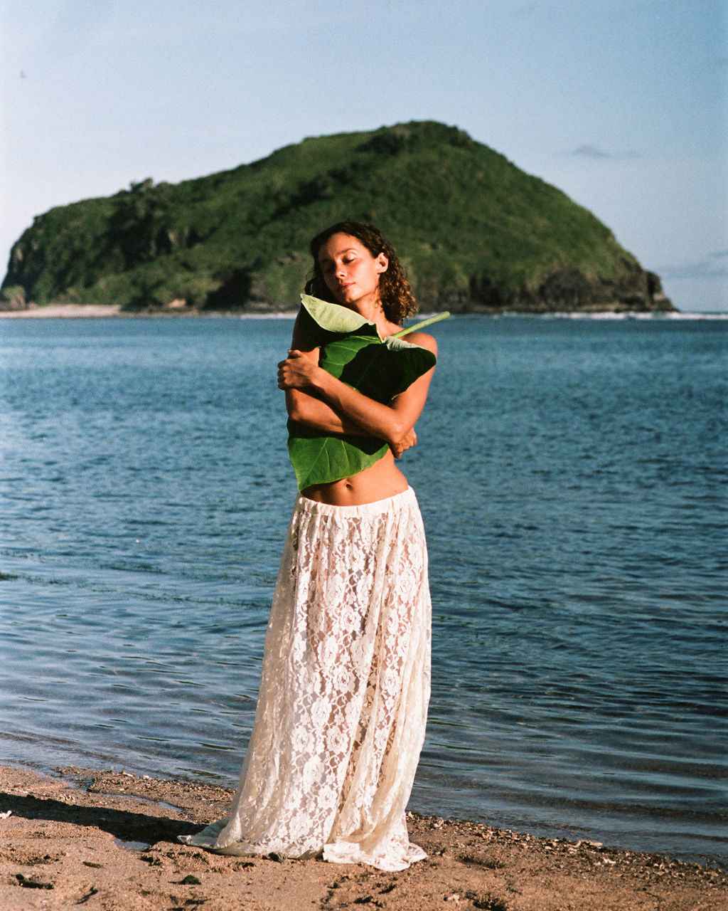 LACE SLIP SKIRT