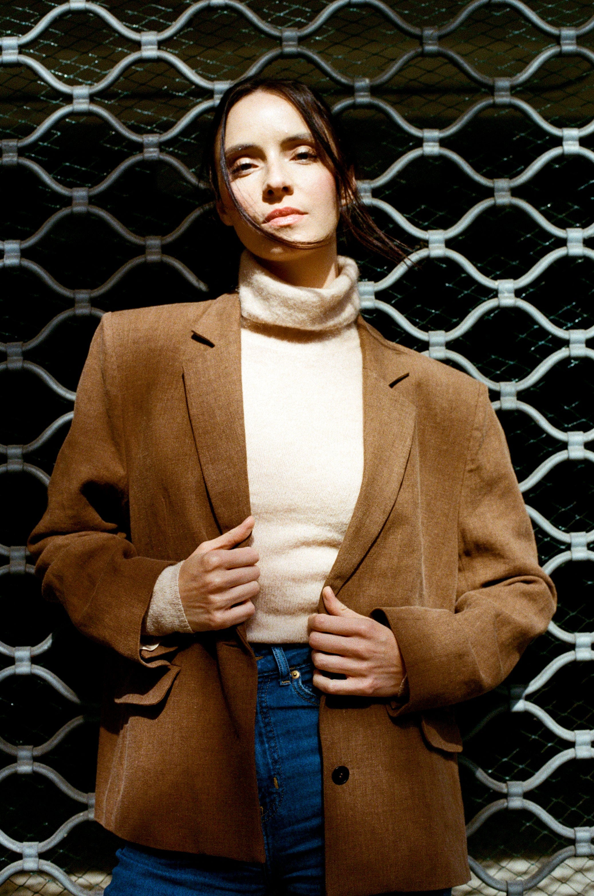 Maeve Linen Wool Blazer - Cinnamon