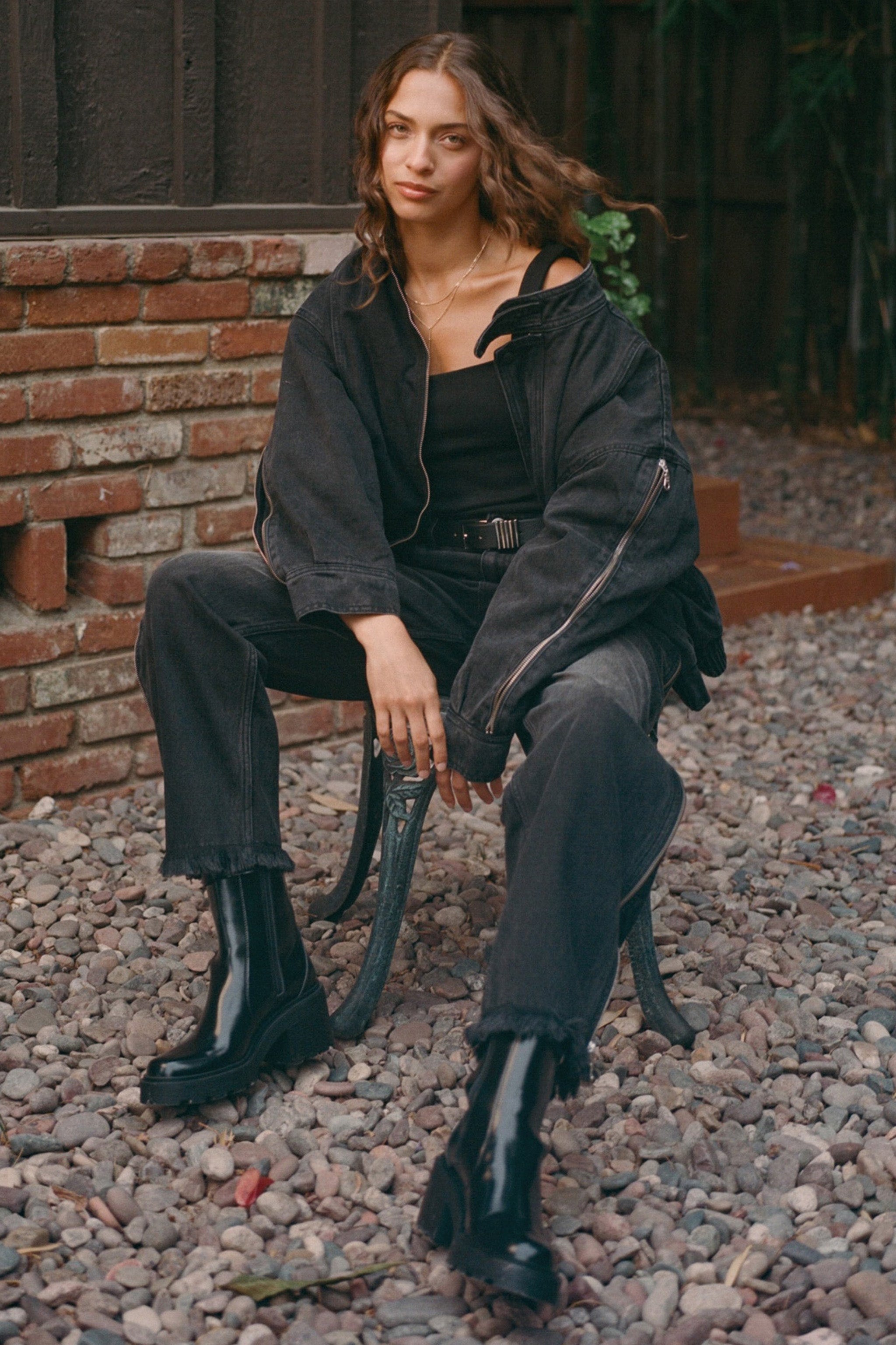 Juno Oversized Zip Jacket in Fairbanks - seventy + mochi