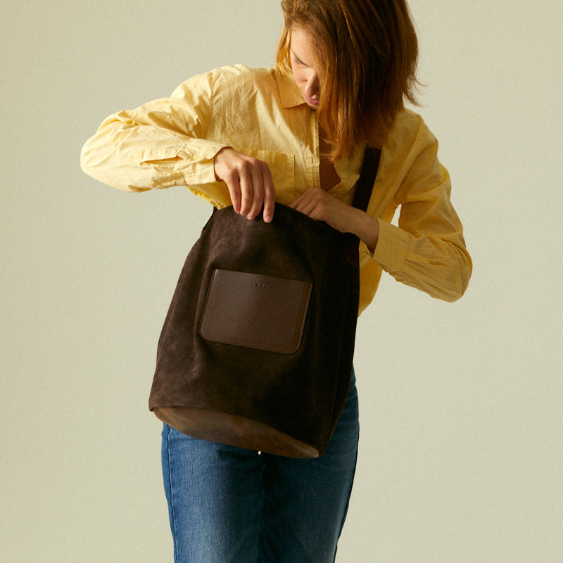 Huxley Suede Tote