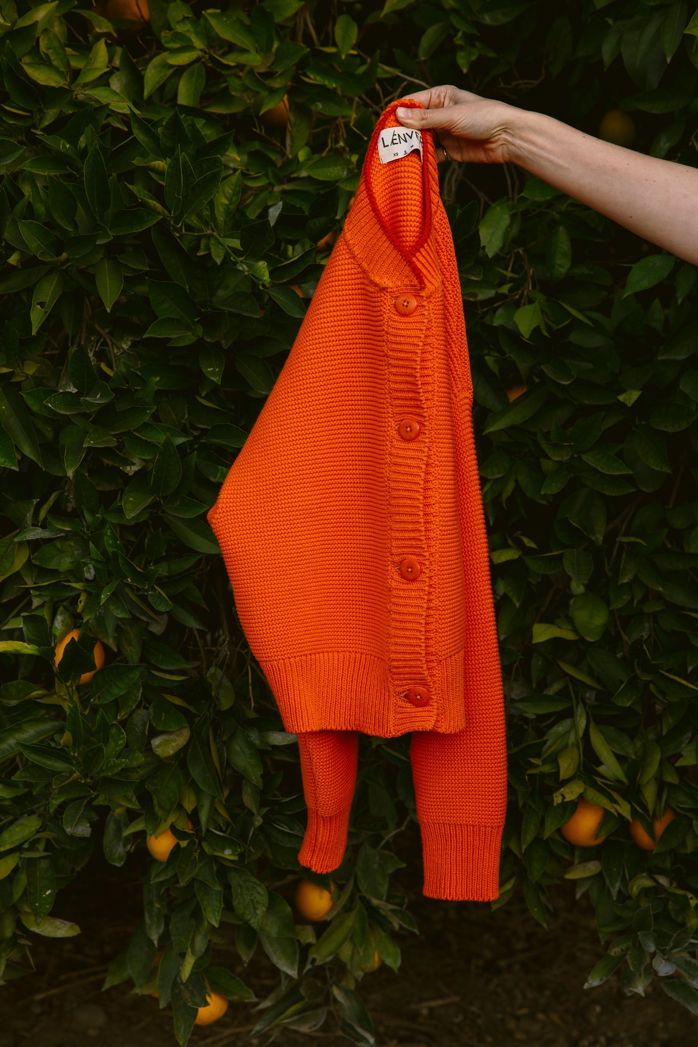 HILMA Cardigan in collab' with BLOCK SHOP - Orange