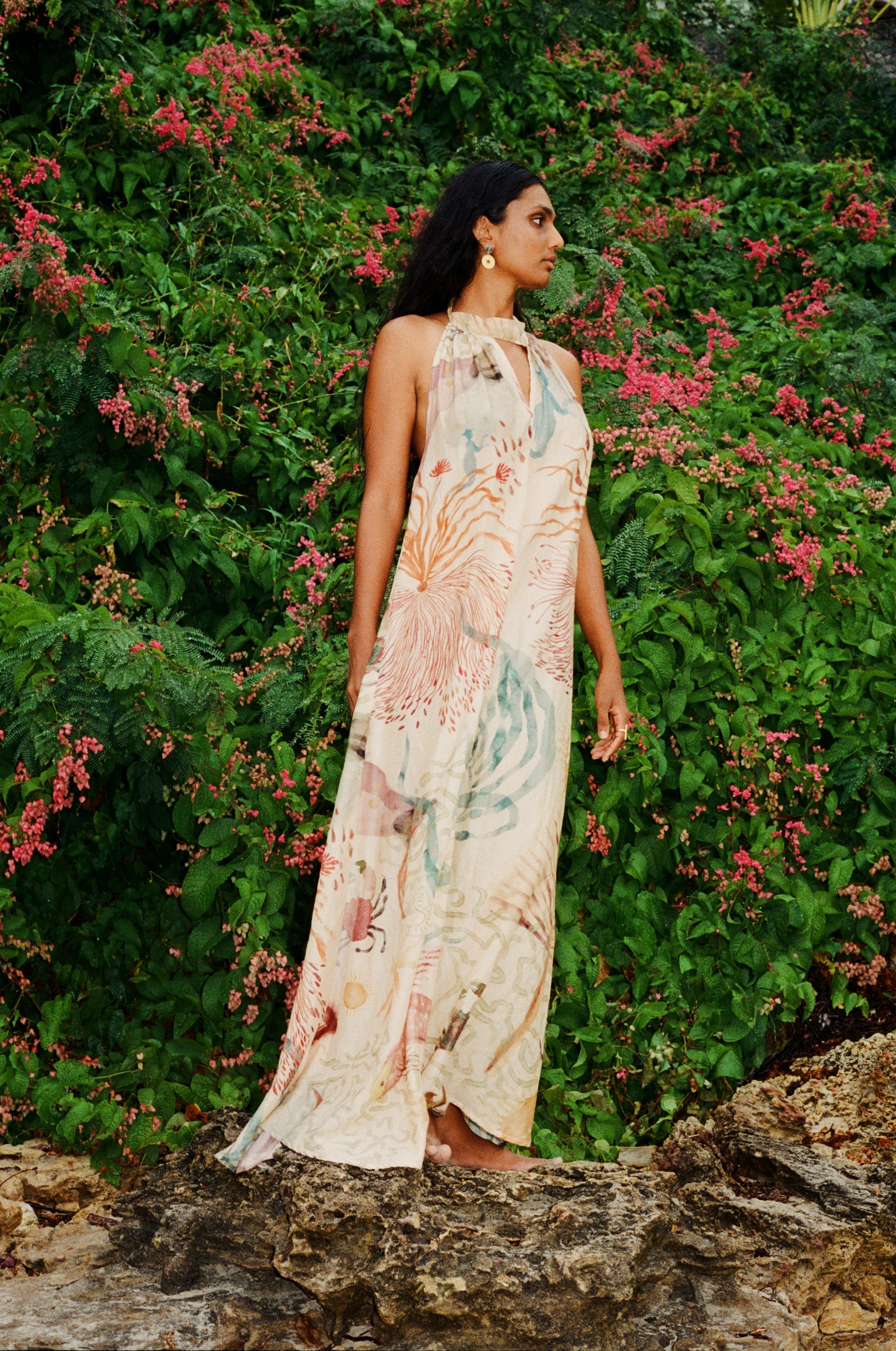 Halter neck dress - Rain collector