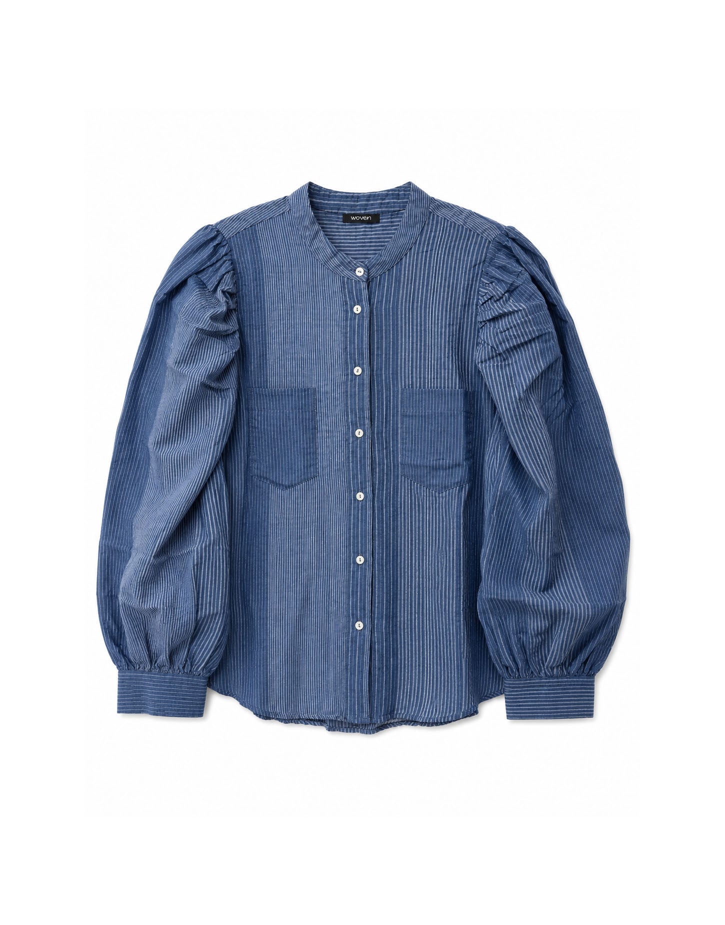 ingrid blouse | indigo stripe