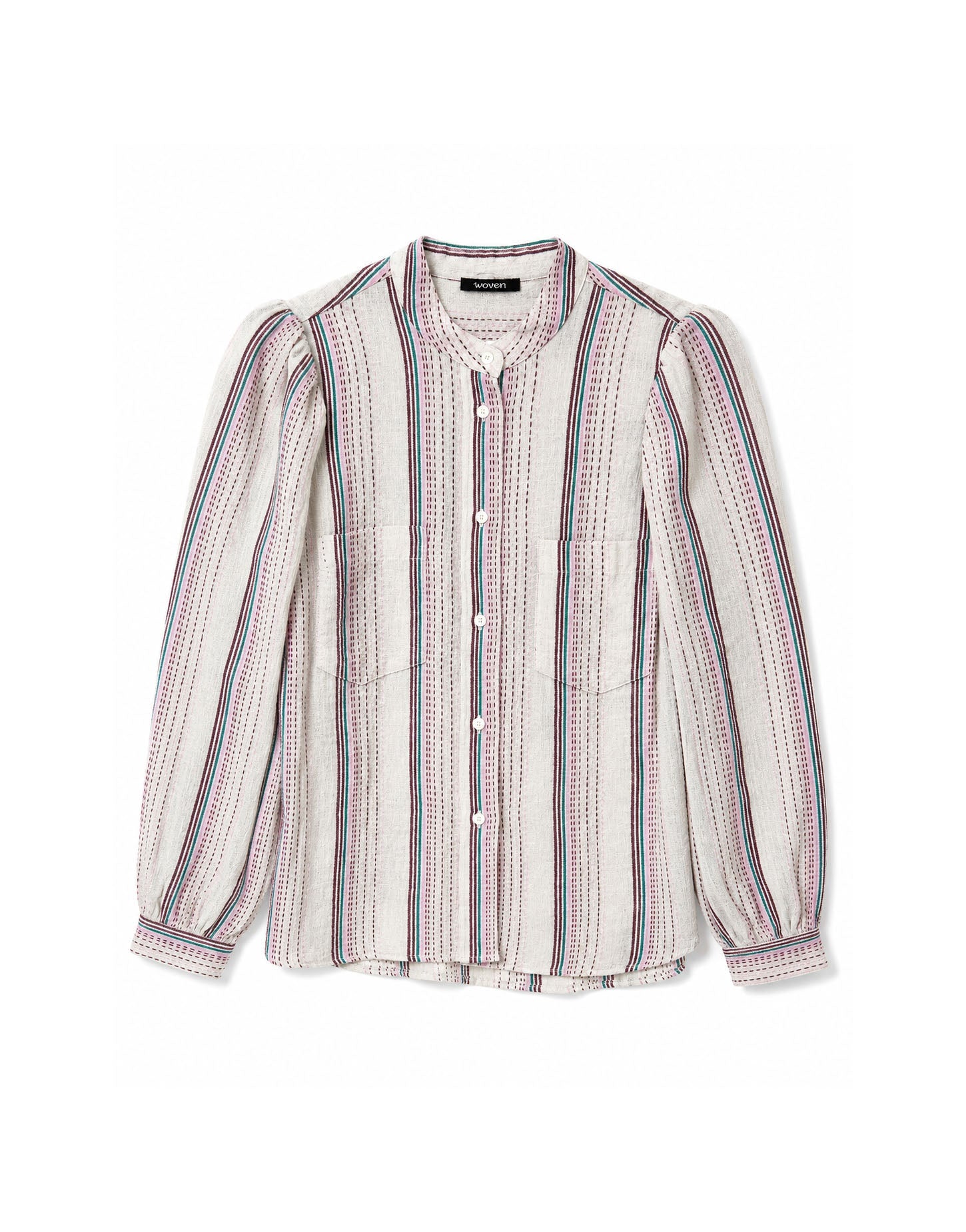 ingrid blouse | sunwash stripe