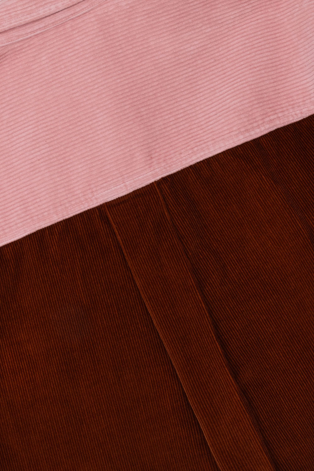 Lela Boxy Shirt, Caramel Corduroy Organic Cotton