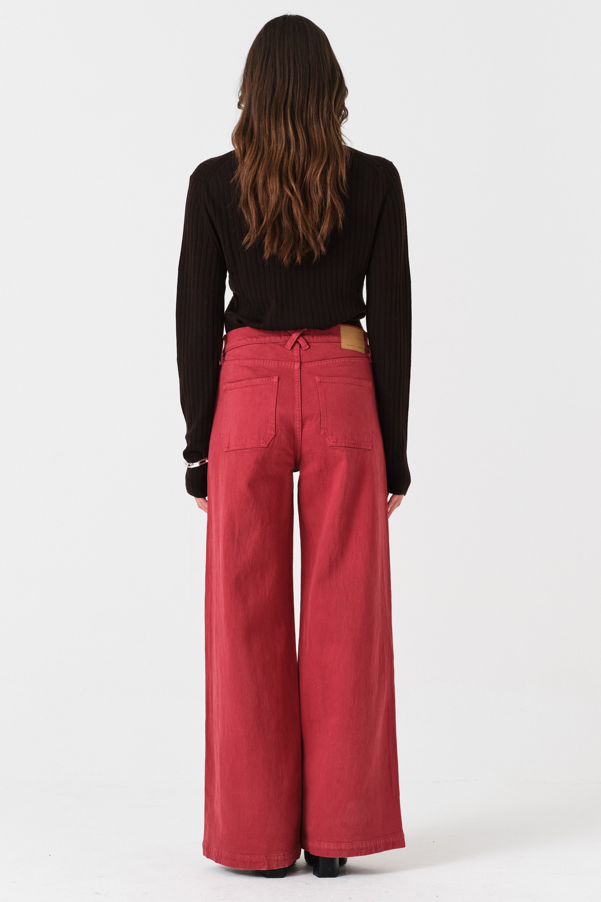 Bay Wide Leg Jean in Faded Rose - seventy + mochi