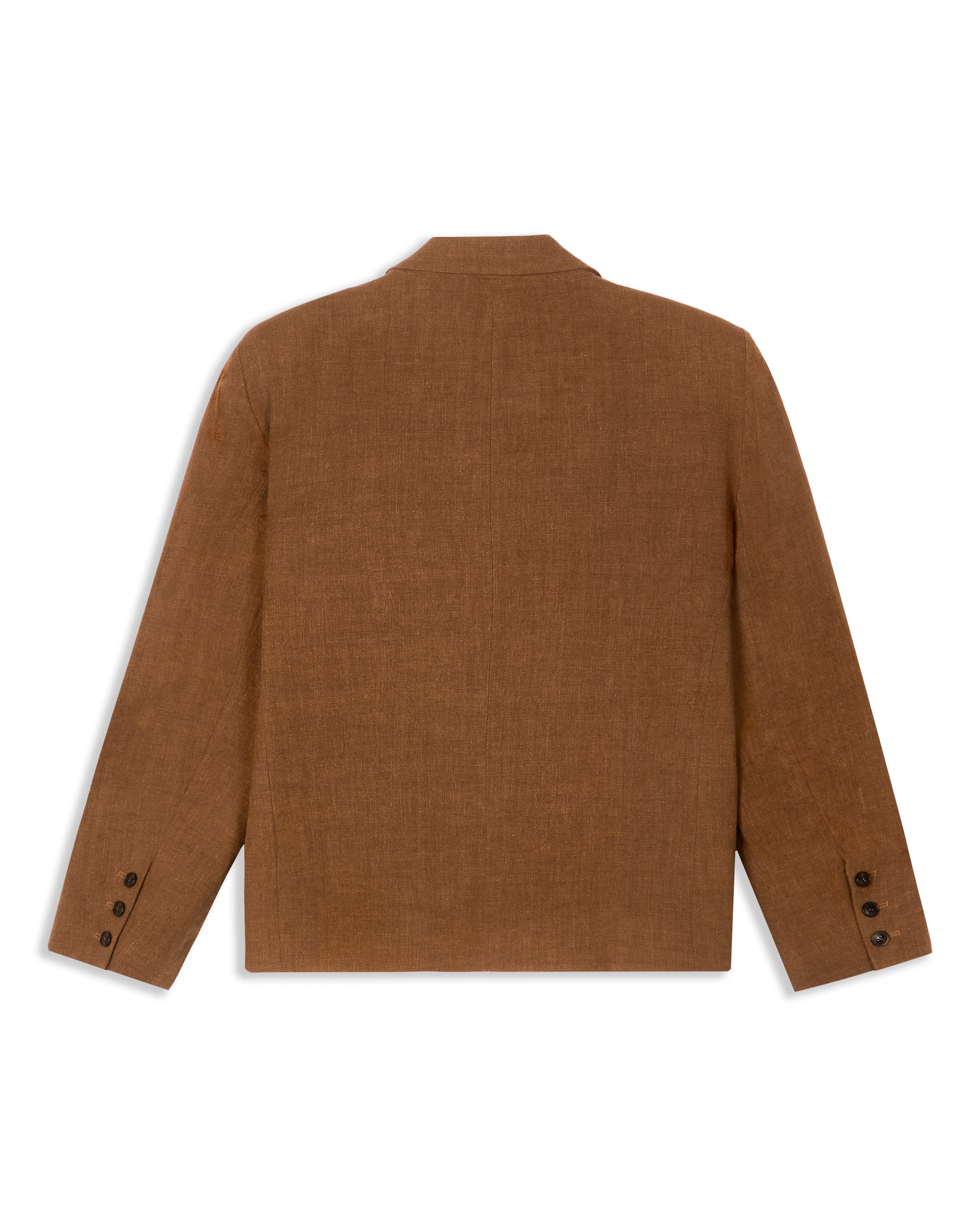 Maeve Linen Wool Blazer - Cinnamon