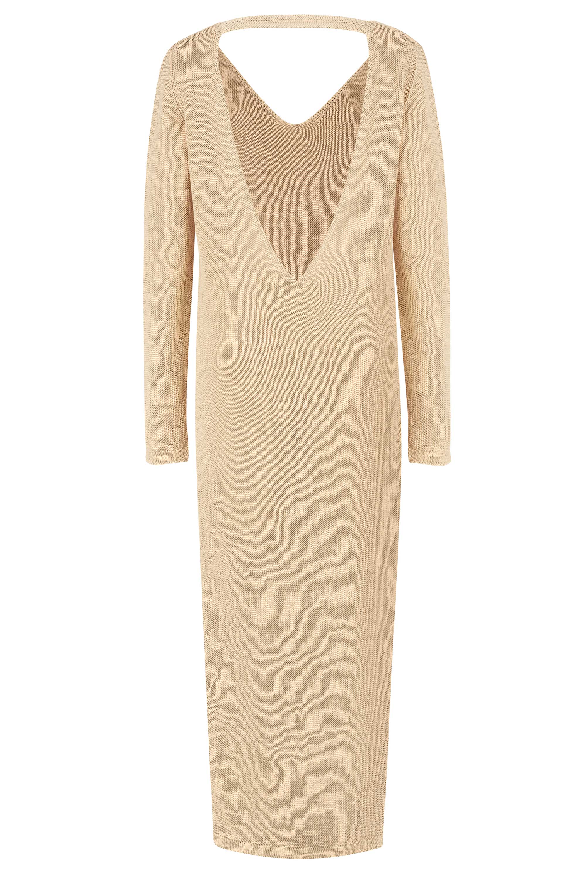 Mare 100% Linen Long Dress Sand