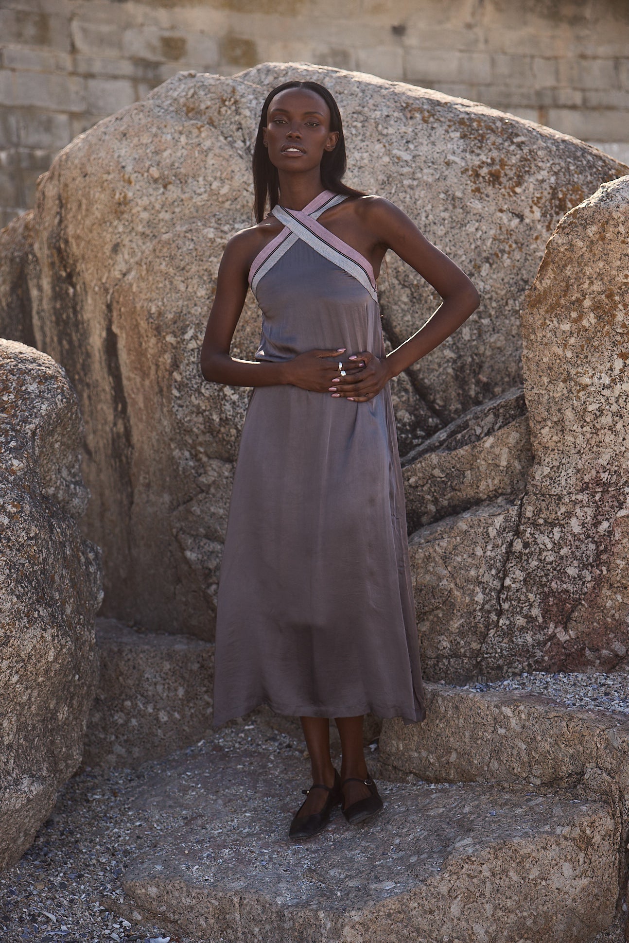 Amina Cross Dress Silk