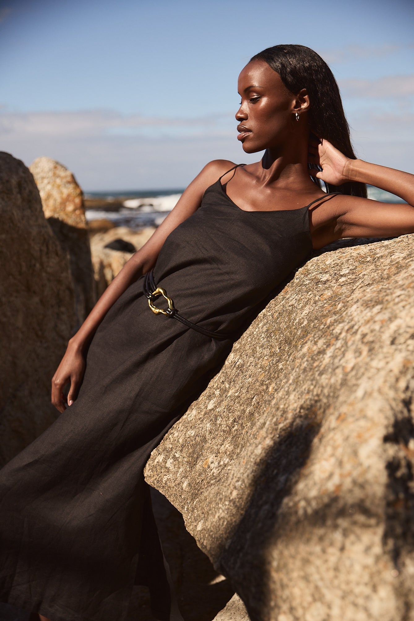 Zafira Silk Slip Dress