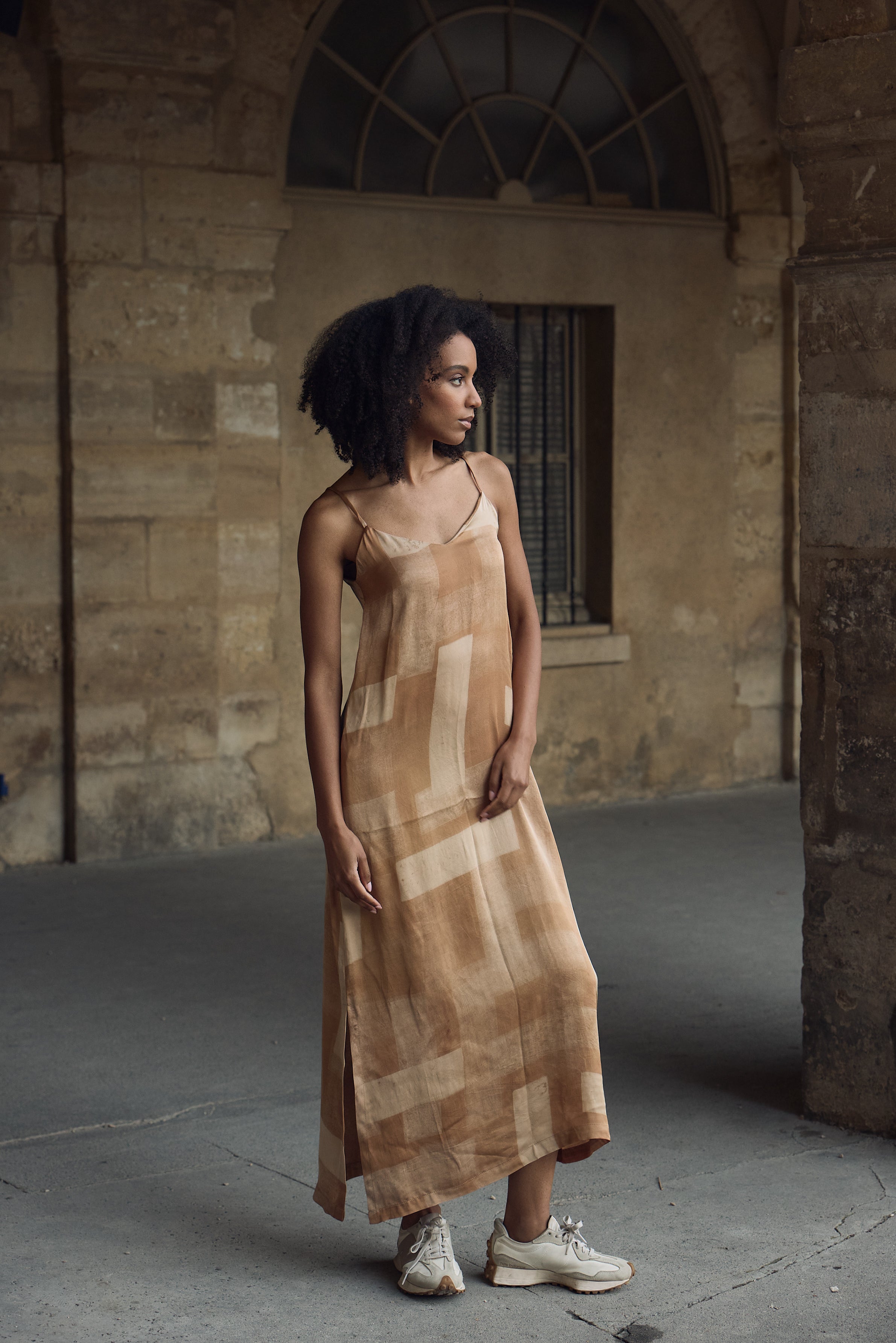 Zafira Silk Slip Dress