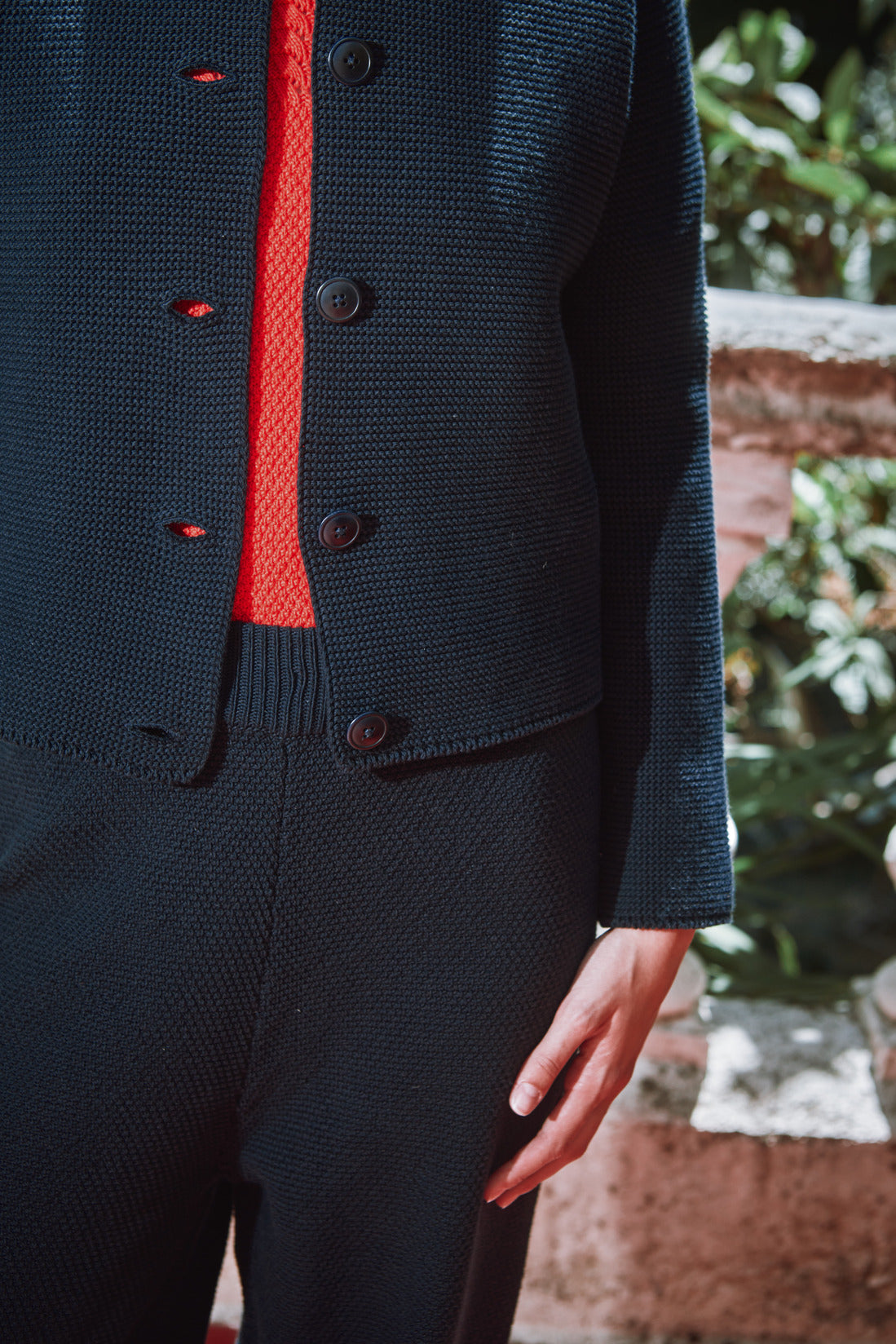 ROSA Summer Jacket in Organic Cotton - Navy