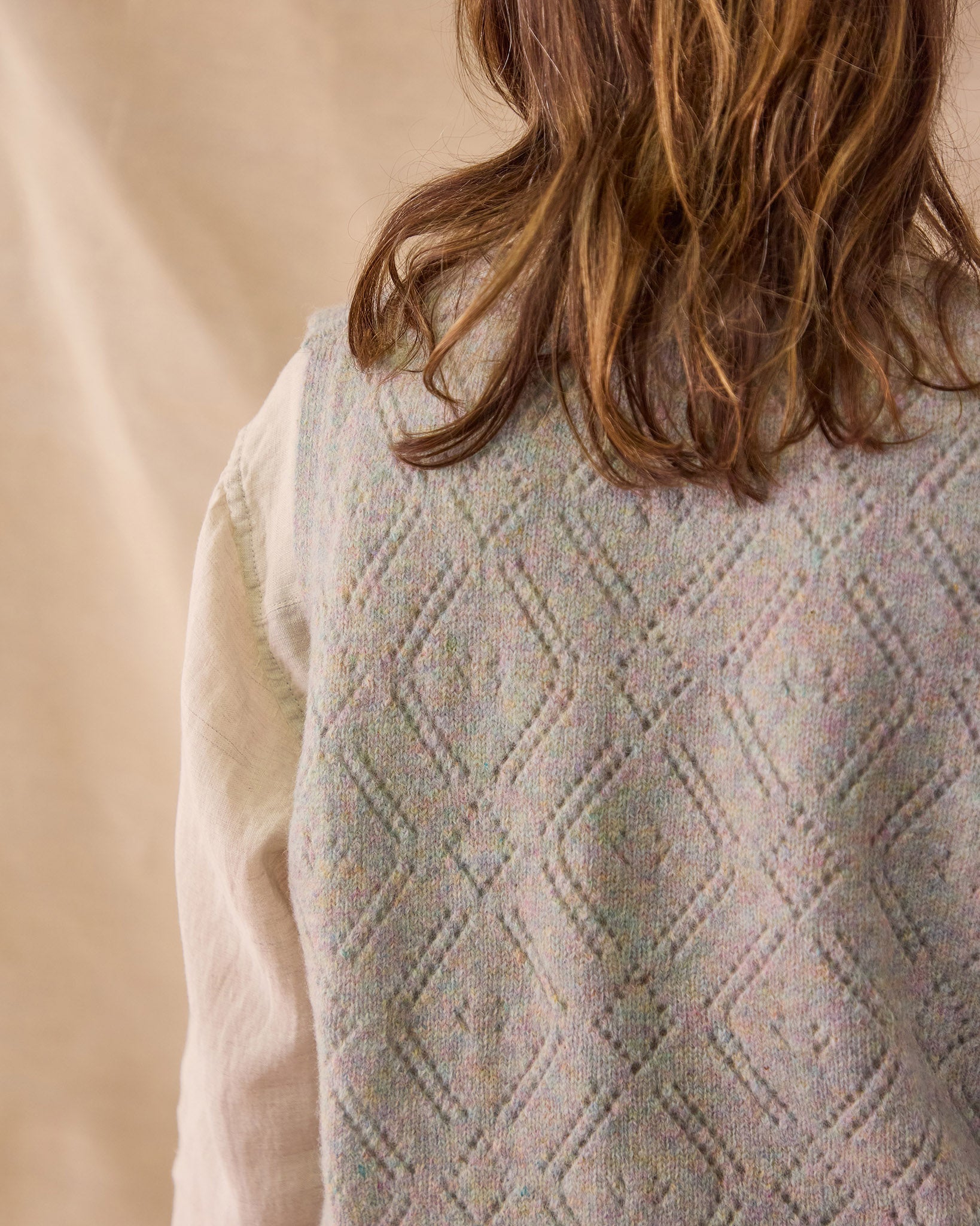Diamond Open Knit Top | Opal