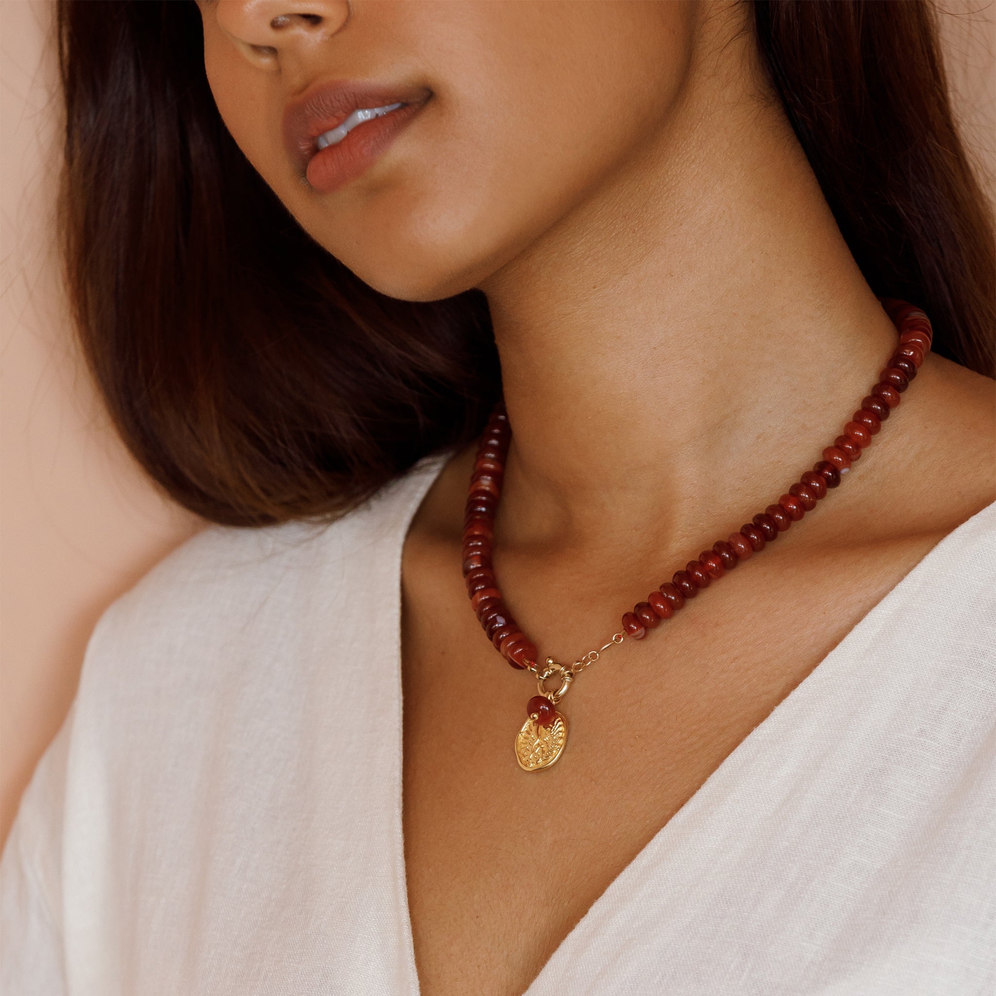 Cancer Zodiac Coin Pendant Necklace