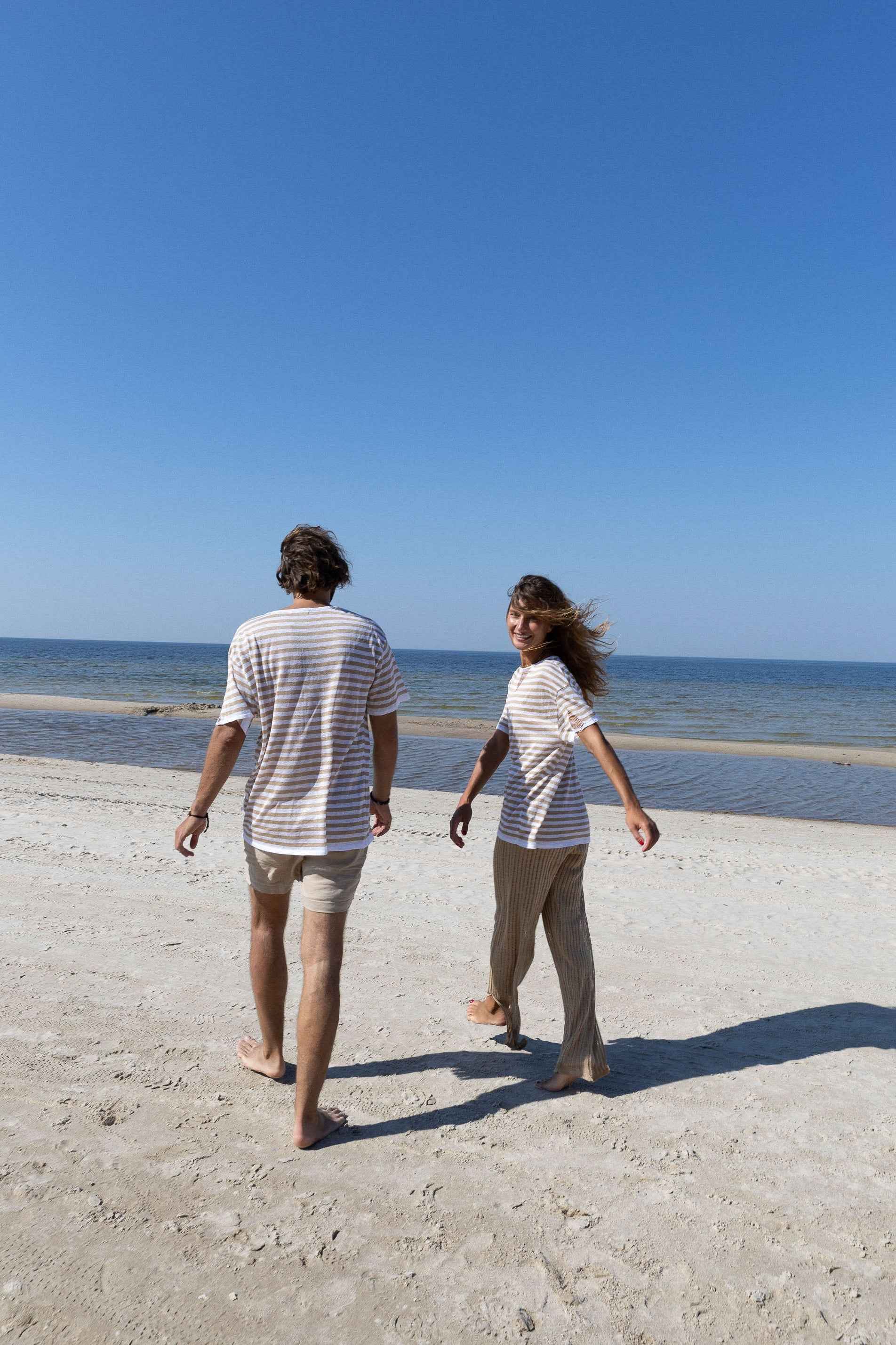 Energia 100% Linen T-shirt Sand *Unisex*