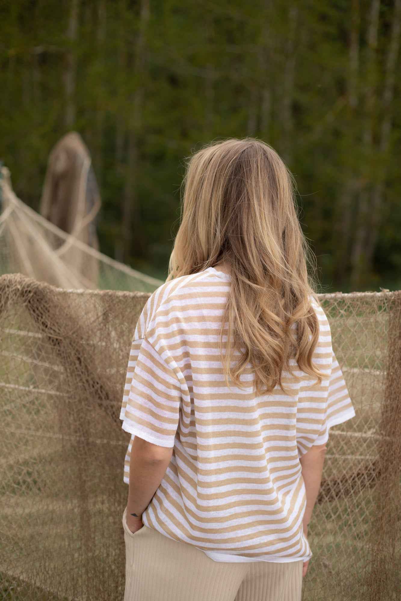 Energia 100% Linen T-shirt Sand *Unisex*