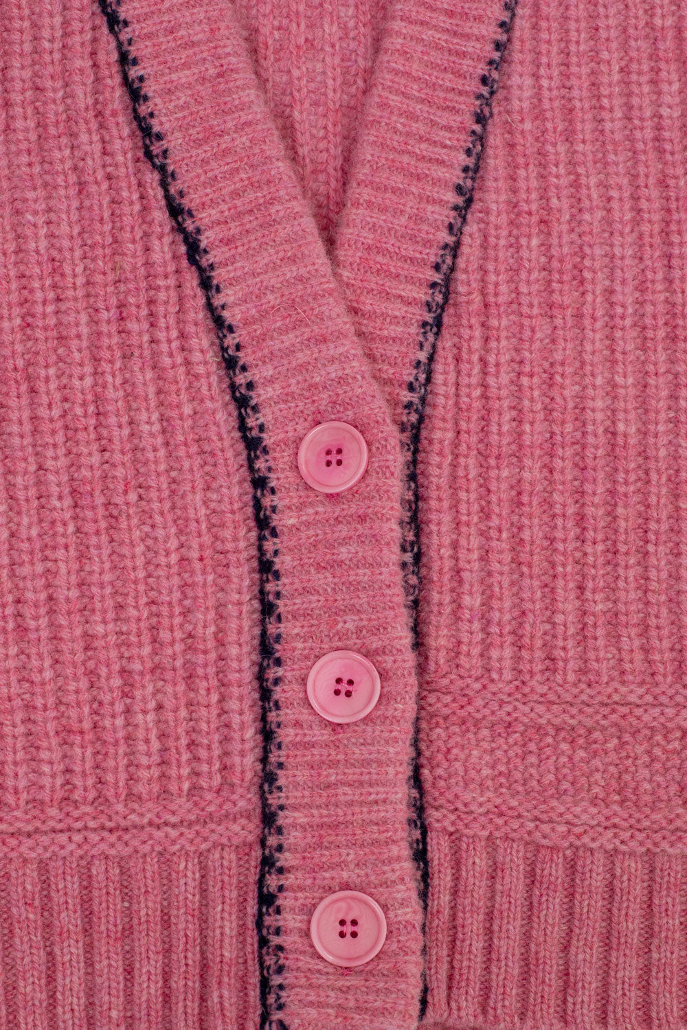Frida Chunky Knit Cardigan, Pink