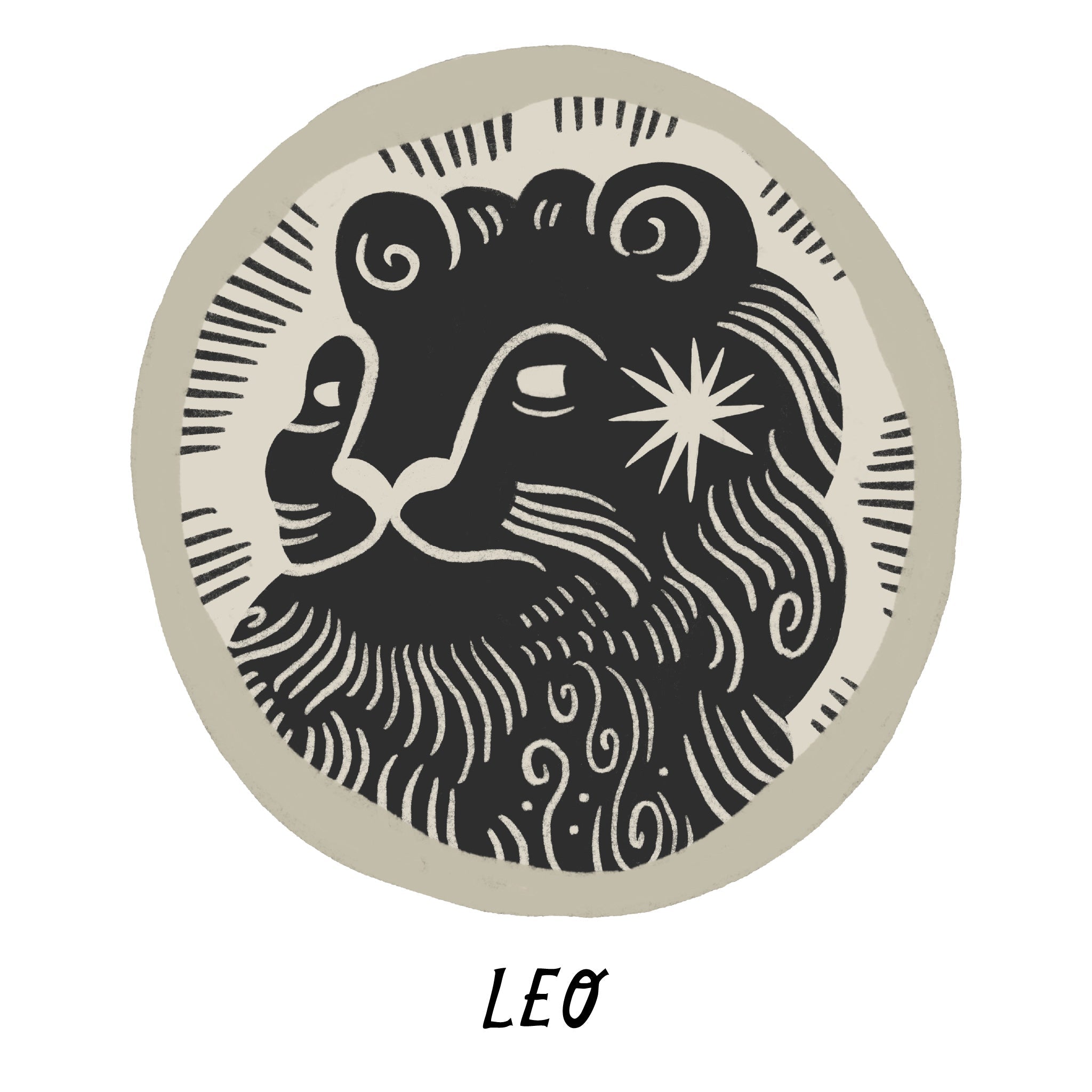 Leo Zodiac Coin Pendant Necklace