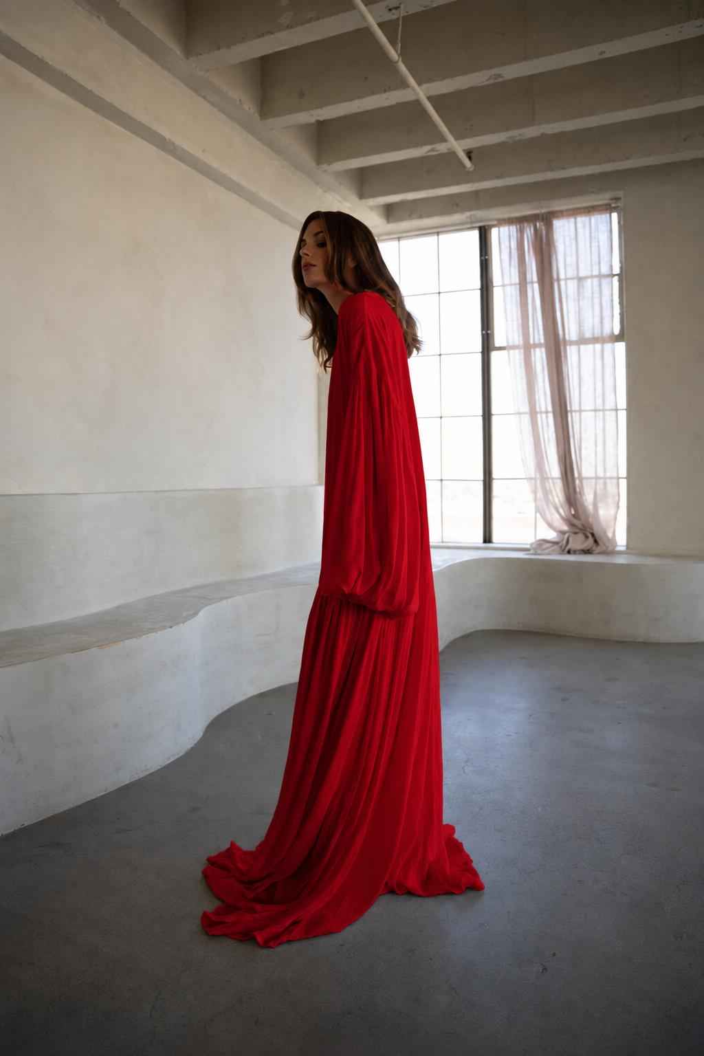 HARMONY DRESS - RED