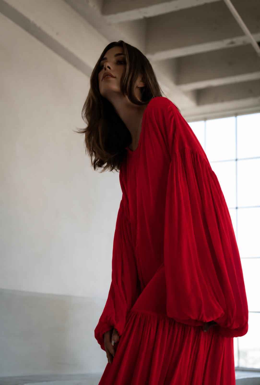 HARMONY DRESS - RED