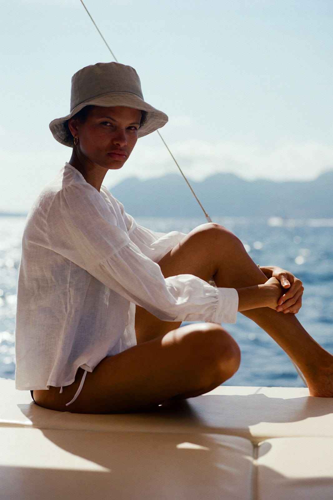 The Anna Blouse in white