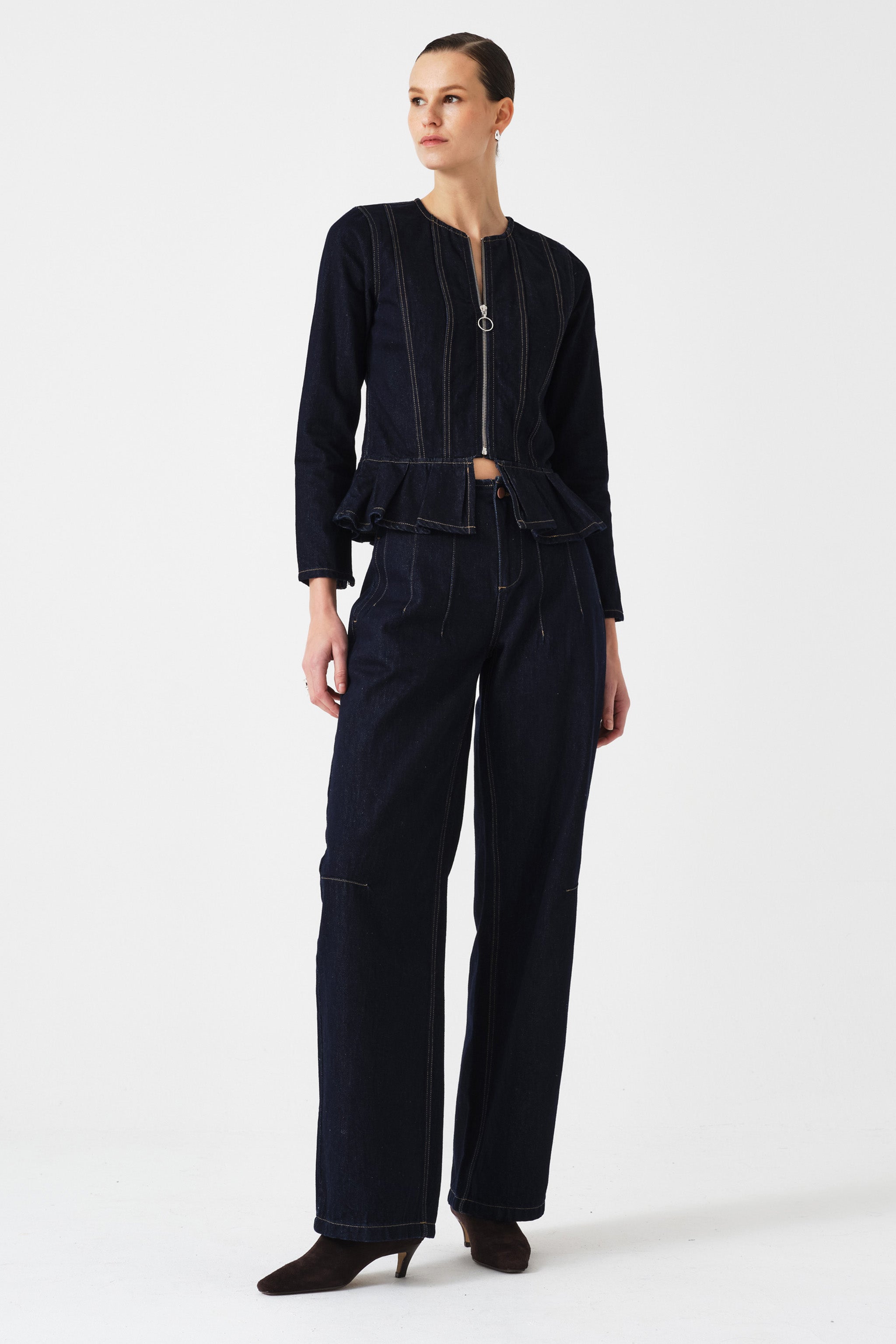 Zoe Jacket in Blue Moon - seventy + mochi