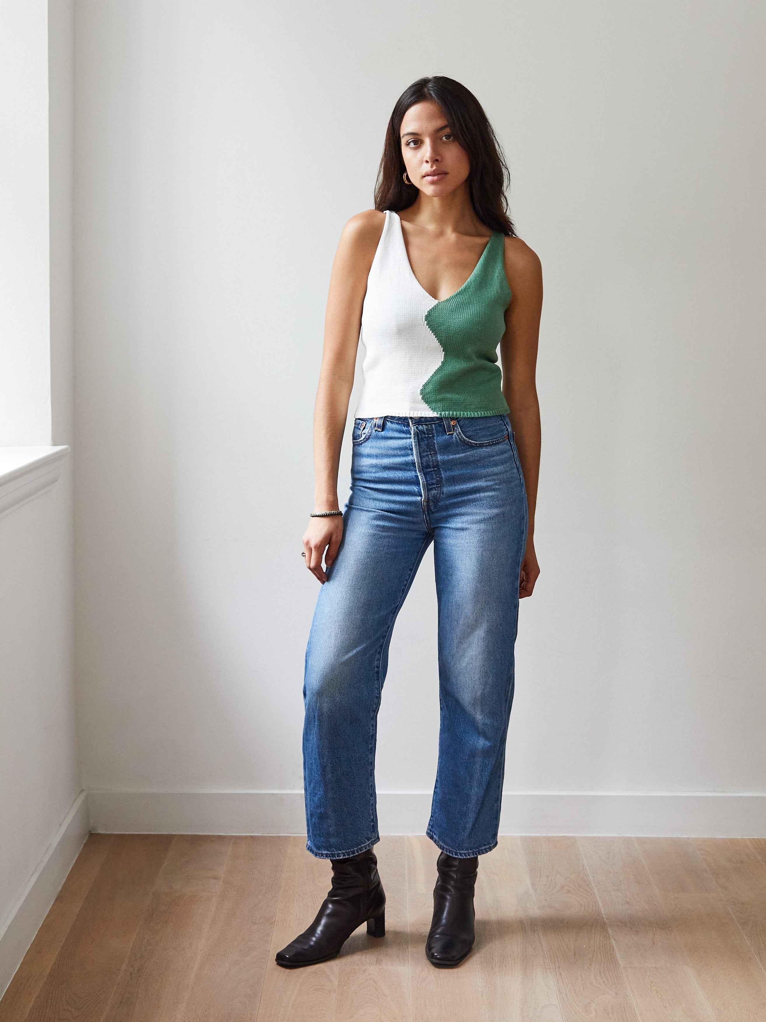 Agave Sleeveless Knit Top