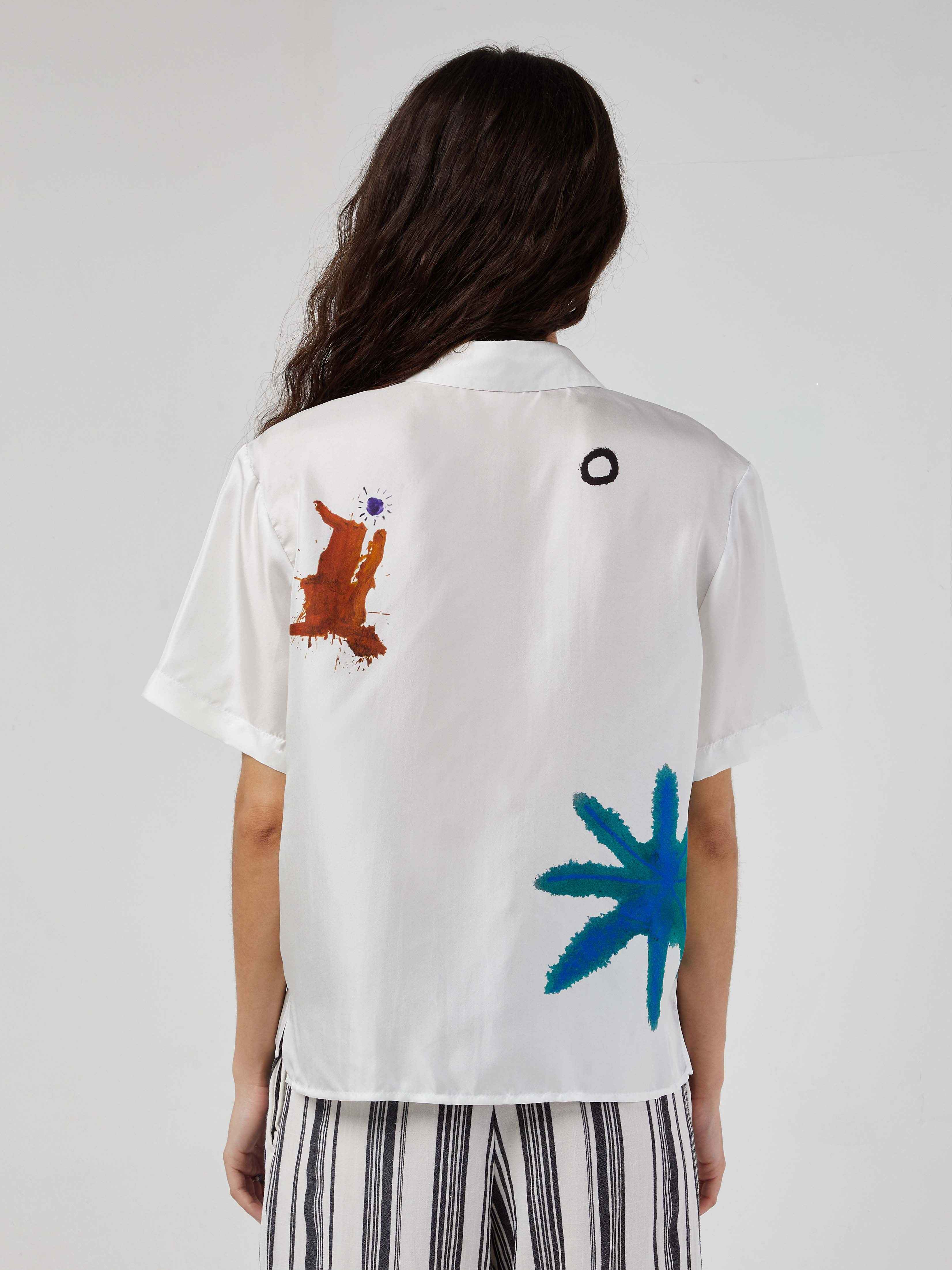 Isalos Silk Button-Up Shirt