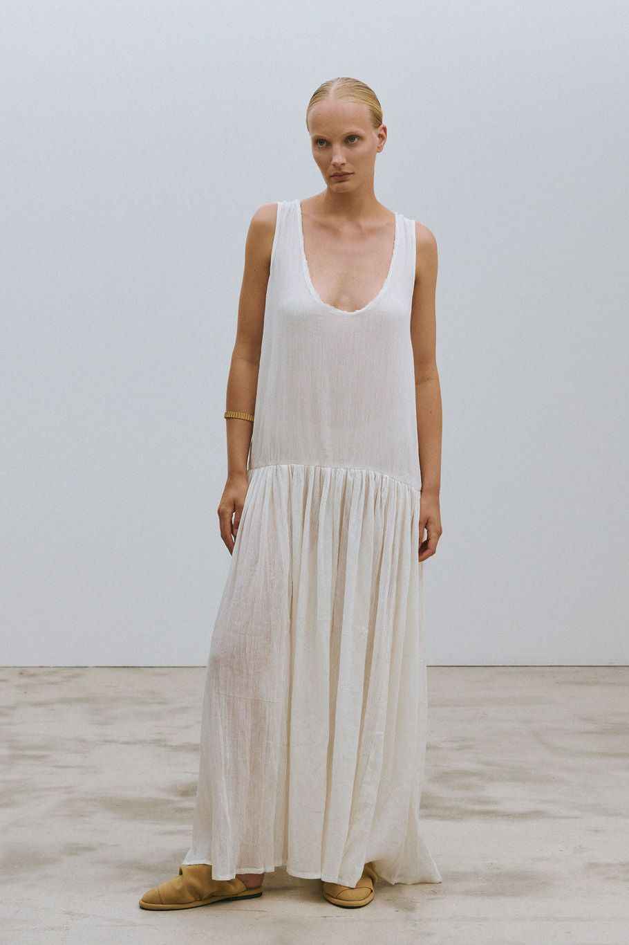 THE DEGAS DRESS - CREAM