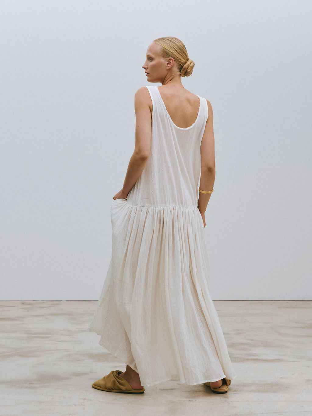 THE DEGAS DRESS - CREAM