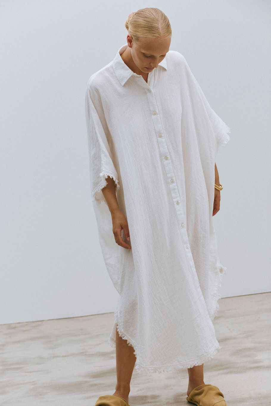 JONDAL BEACH SHIRT - WHITE
