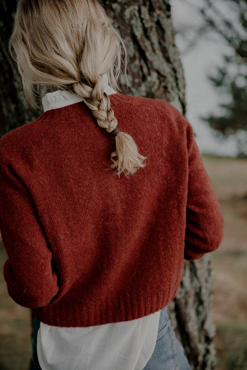 Ada Lambswool Sweater Red Madder