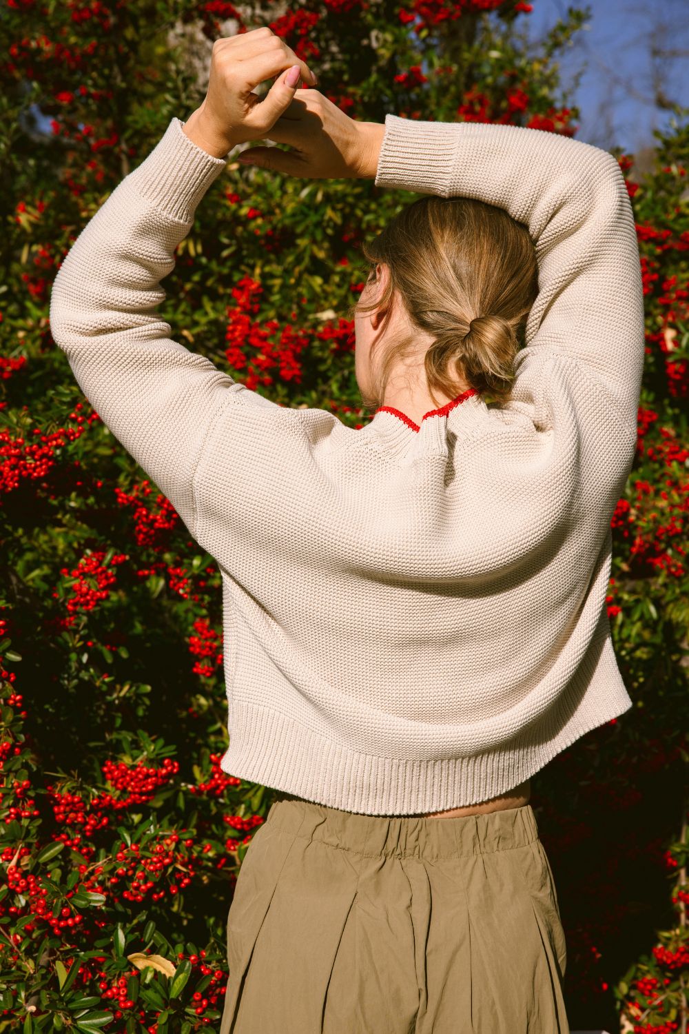 HILMA Cardigan in collab' with BLOCK SHOP - Off-White