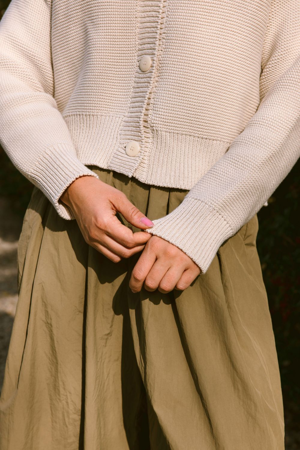 HILMA Cardigan in collab' with BLOCK SHOP - Off-White