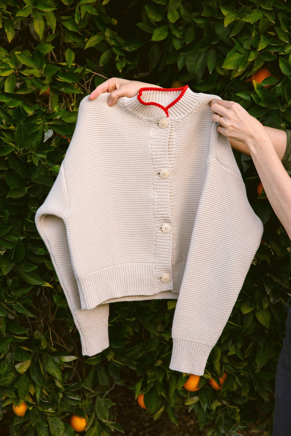 HILMA Cardigan in collab' with BLOCK SHOP - Off-White