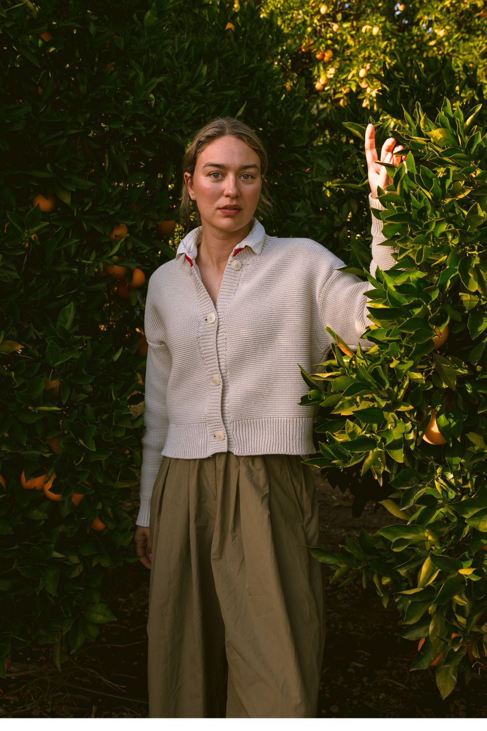 HILMA Cardigan in collab' with BLOCK SHOP - Off-White