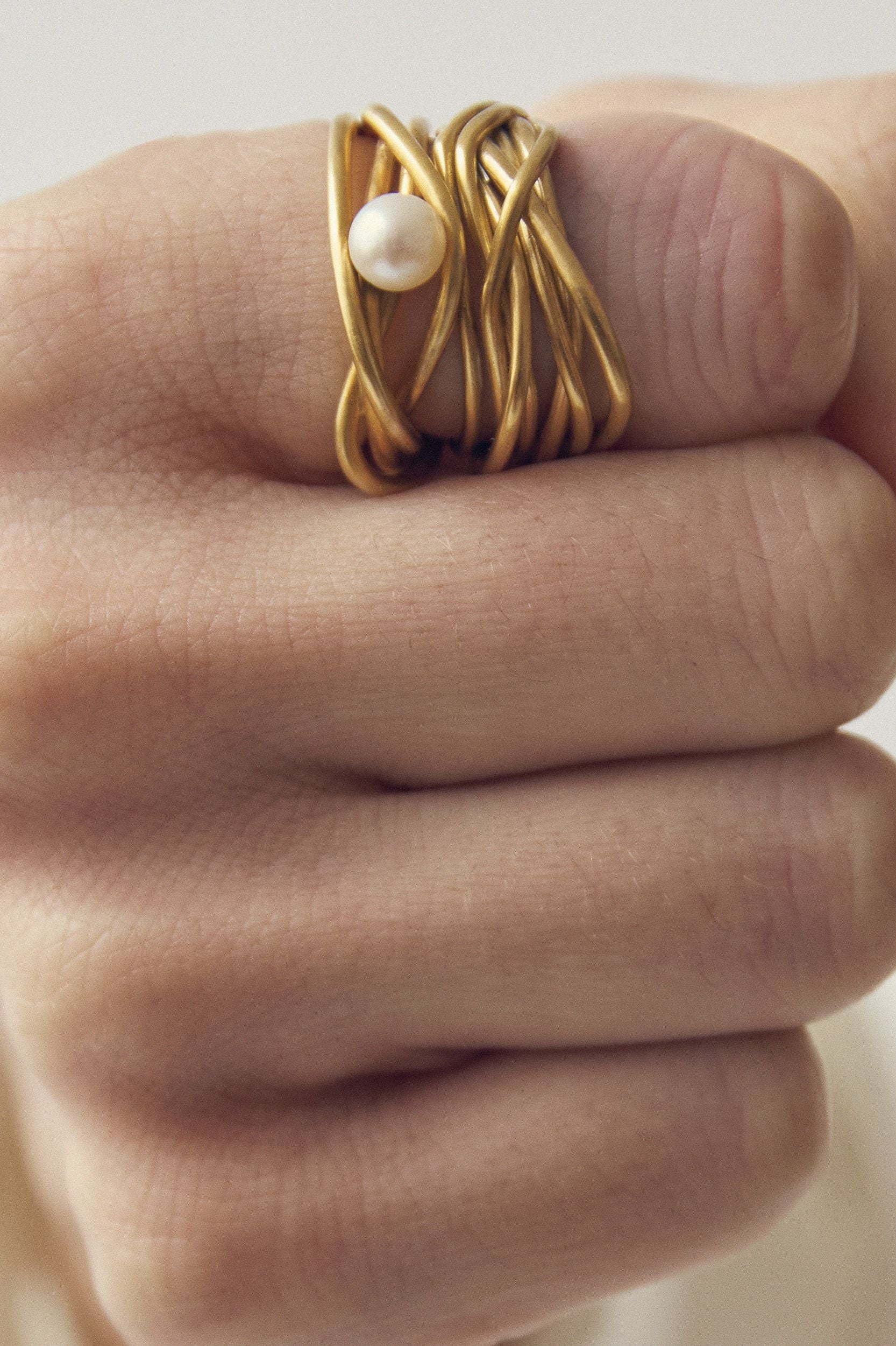 PEROLA LIANA RING GOLD