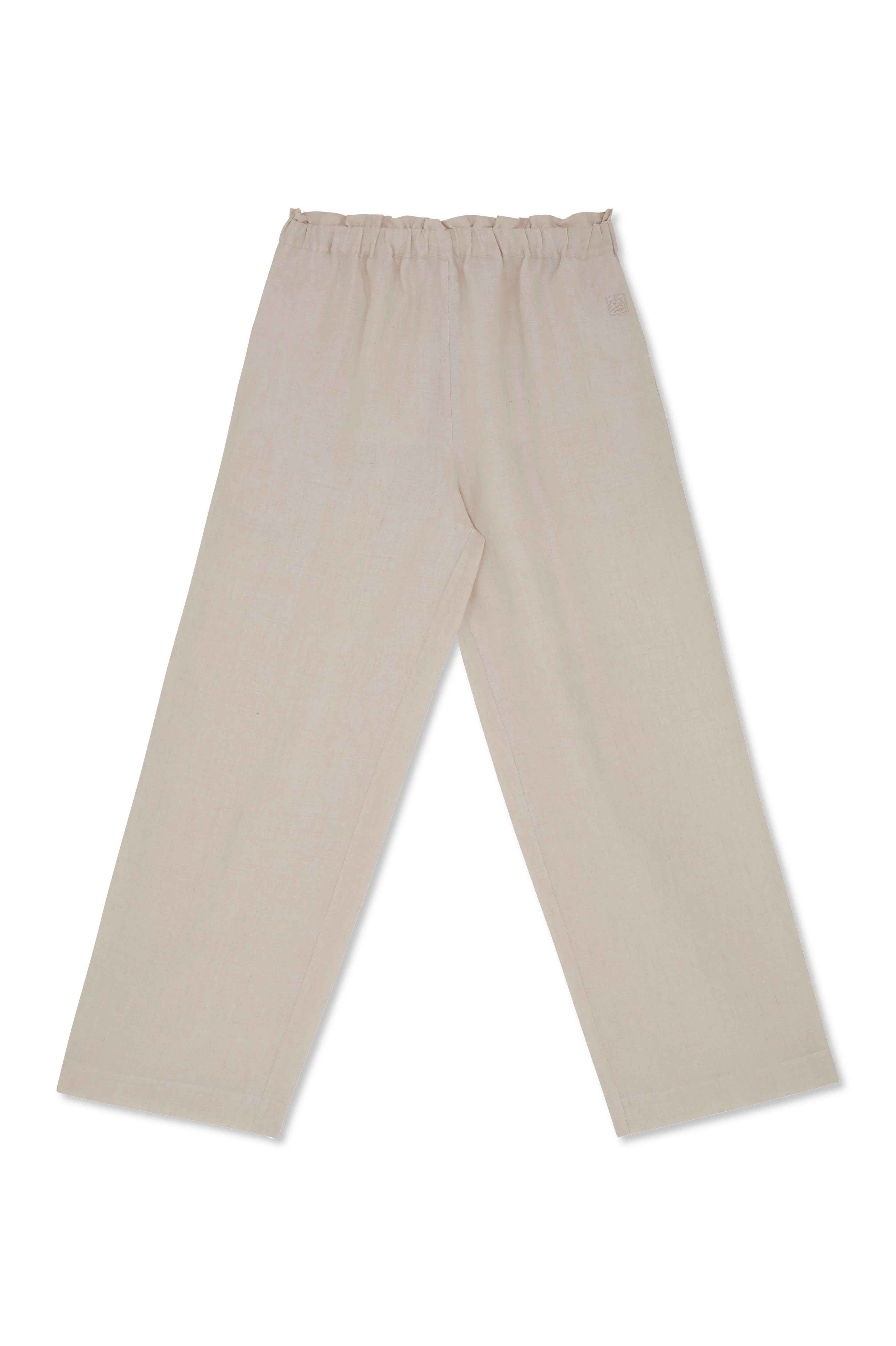 Maya Linen Trousers - Natural