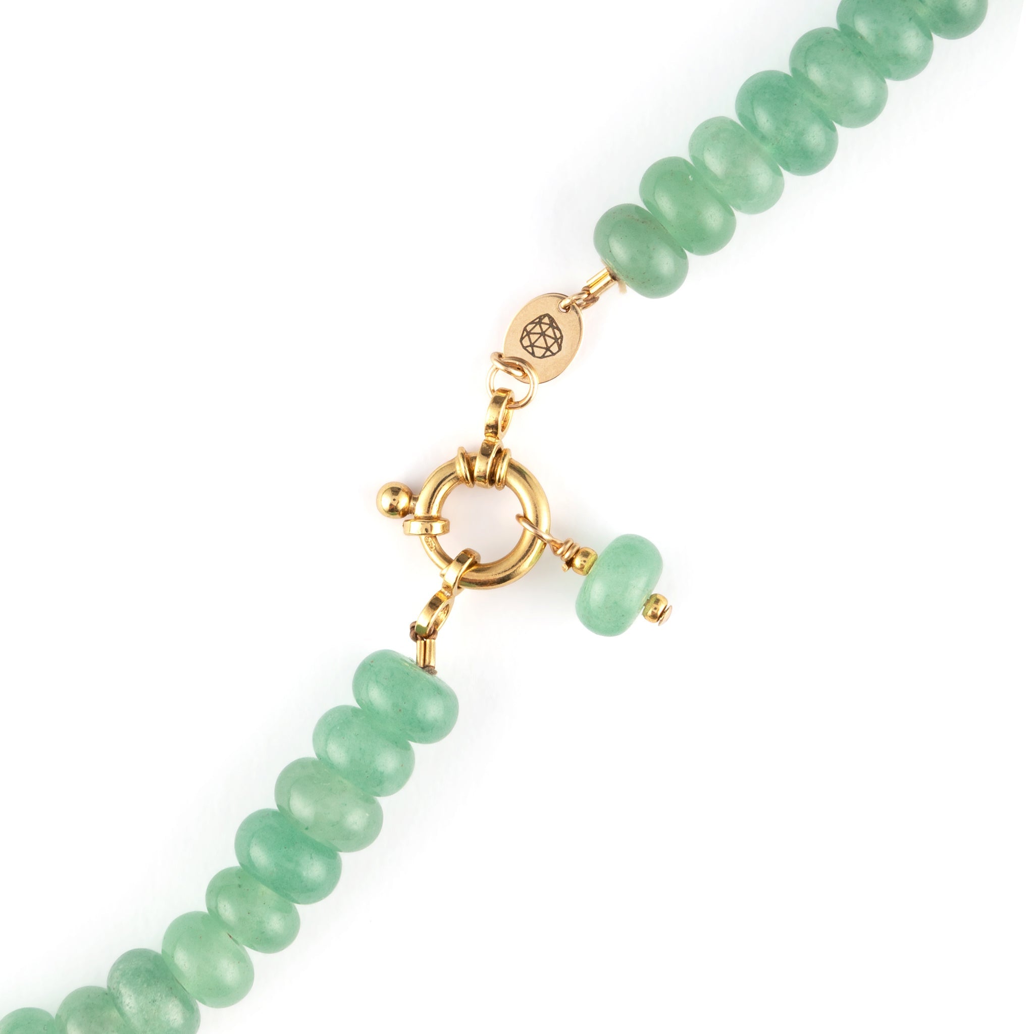 Green Aventurine Statement Beaded Necklace