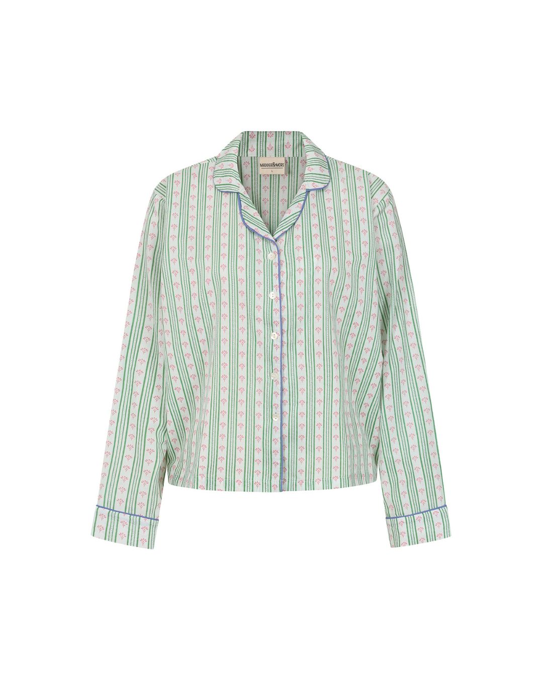 Green Stripe Short Pyjama Set