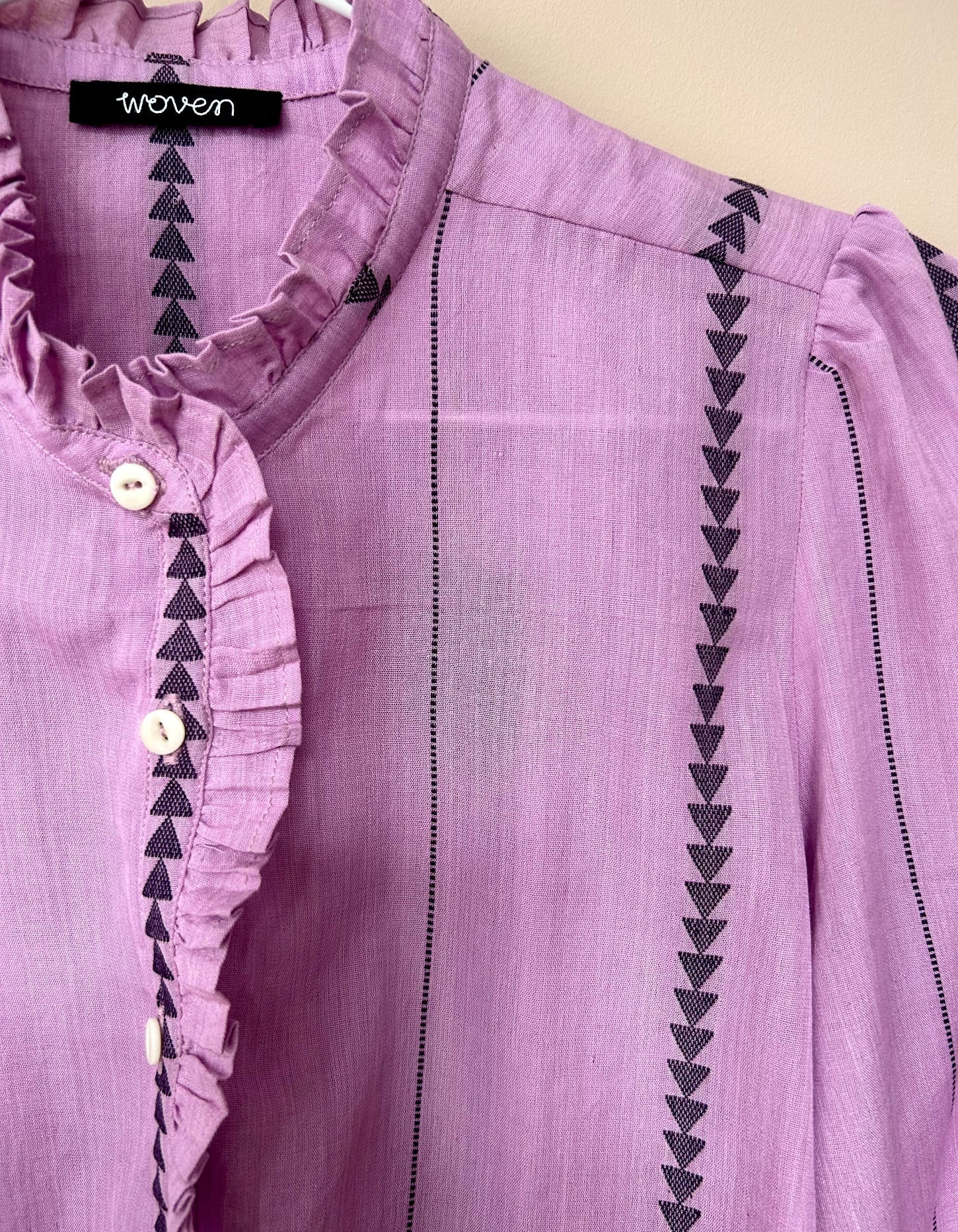 nina blouse | violet