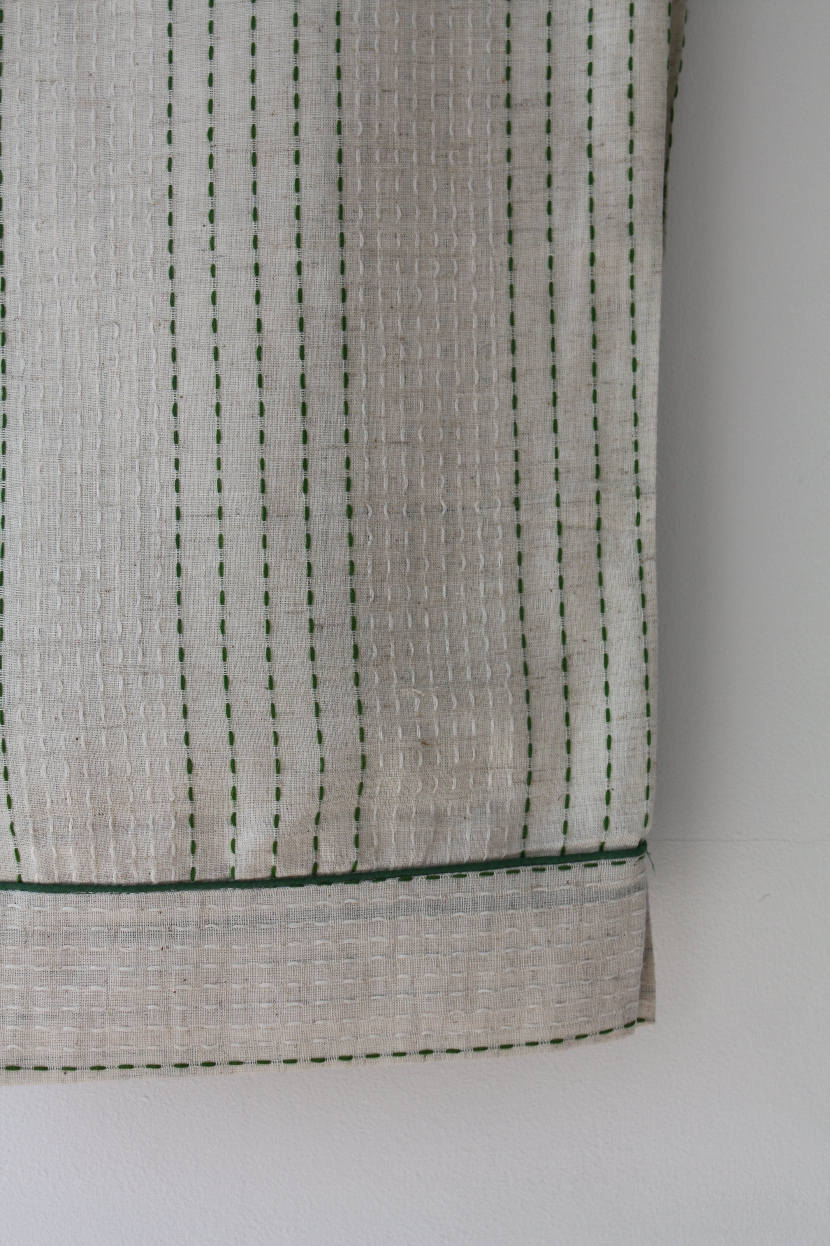 Handwoven Cotton Pyjamas - Green Stitch