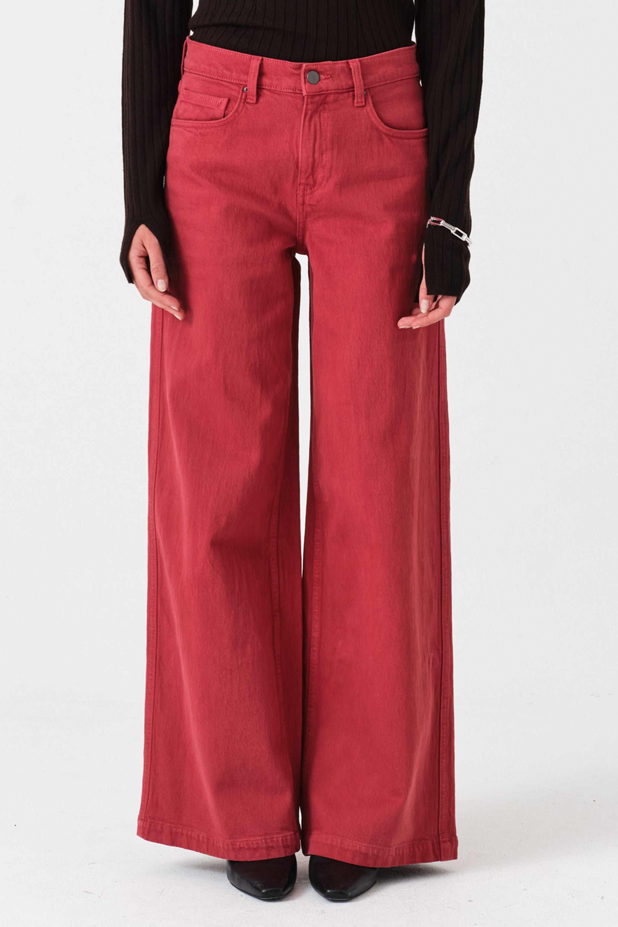 Bay Wide Leg Jean in Faded Rose - seventy + mochi