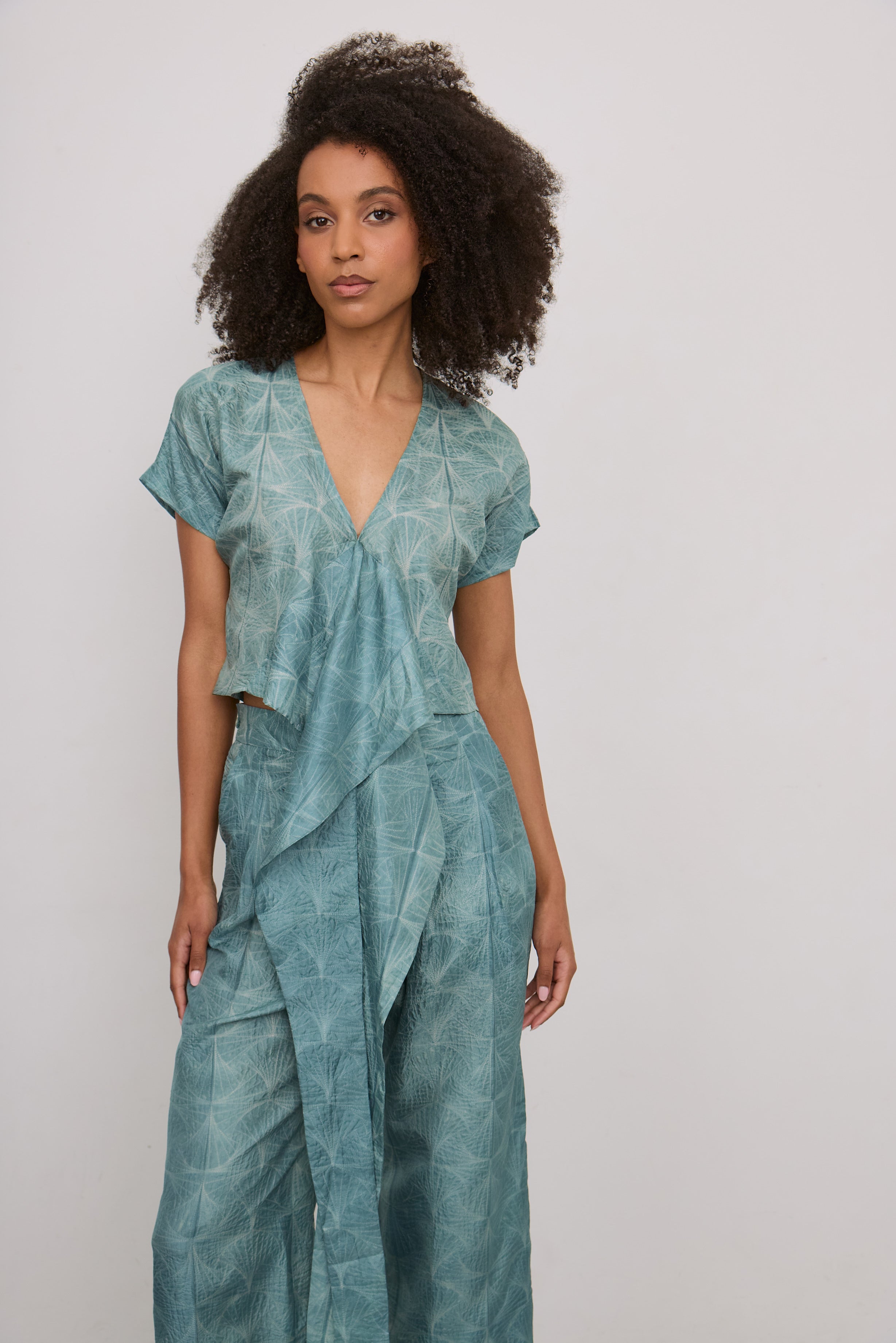 Aminatu Trouser Shibori Silk