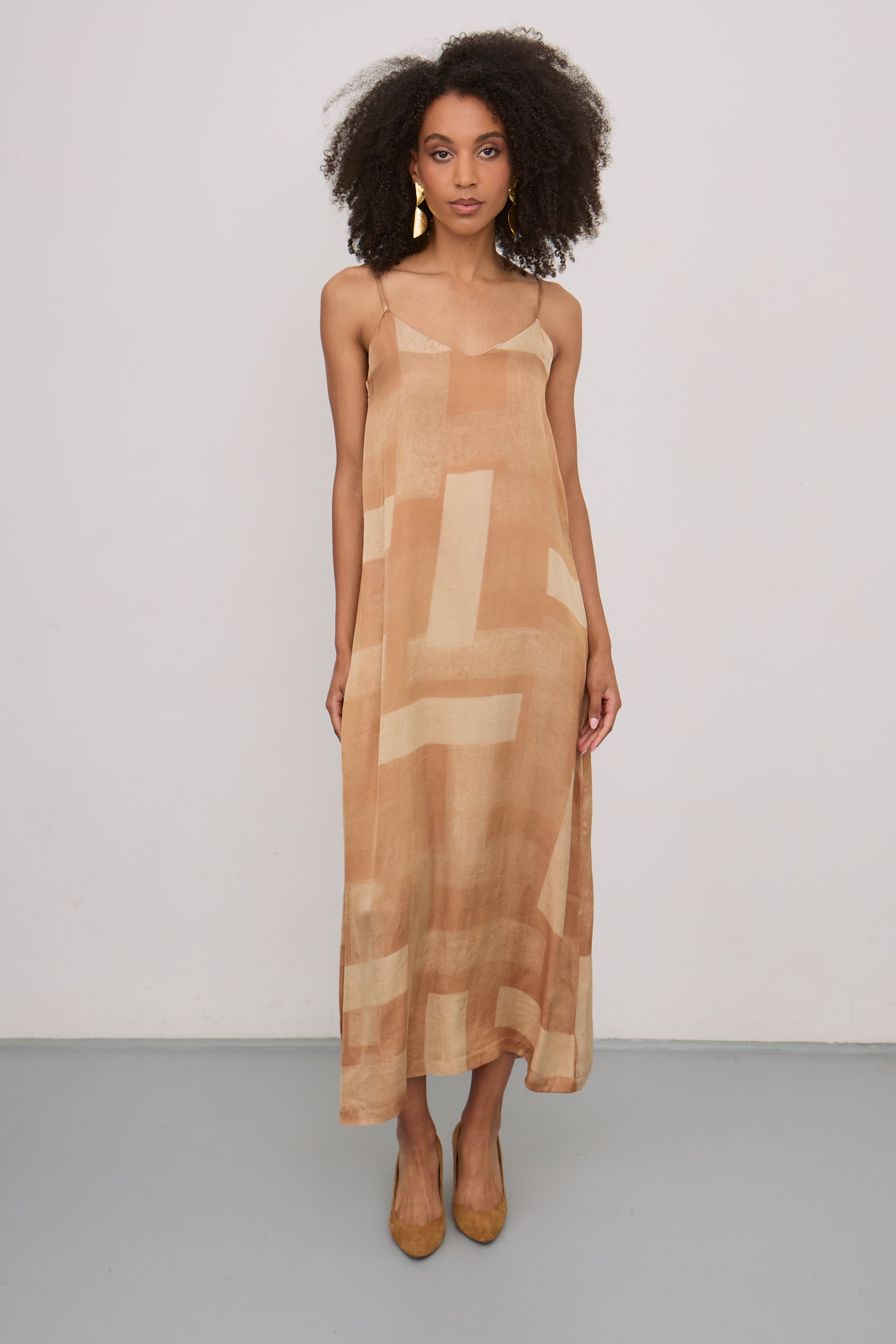 Zafira Silk Slip Dress