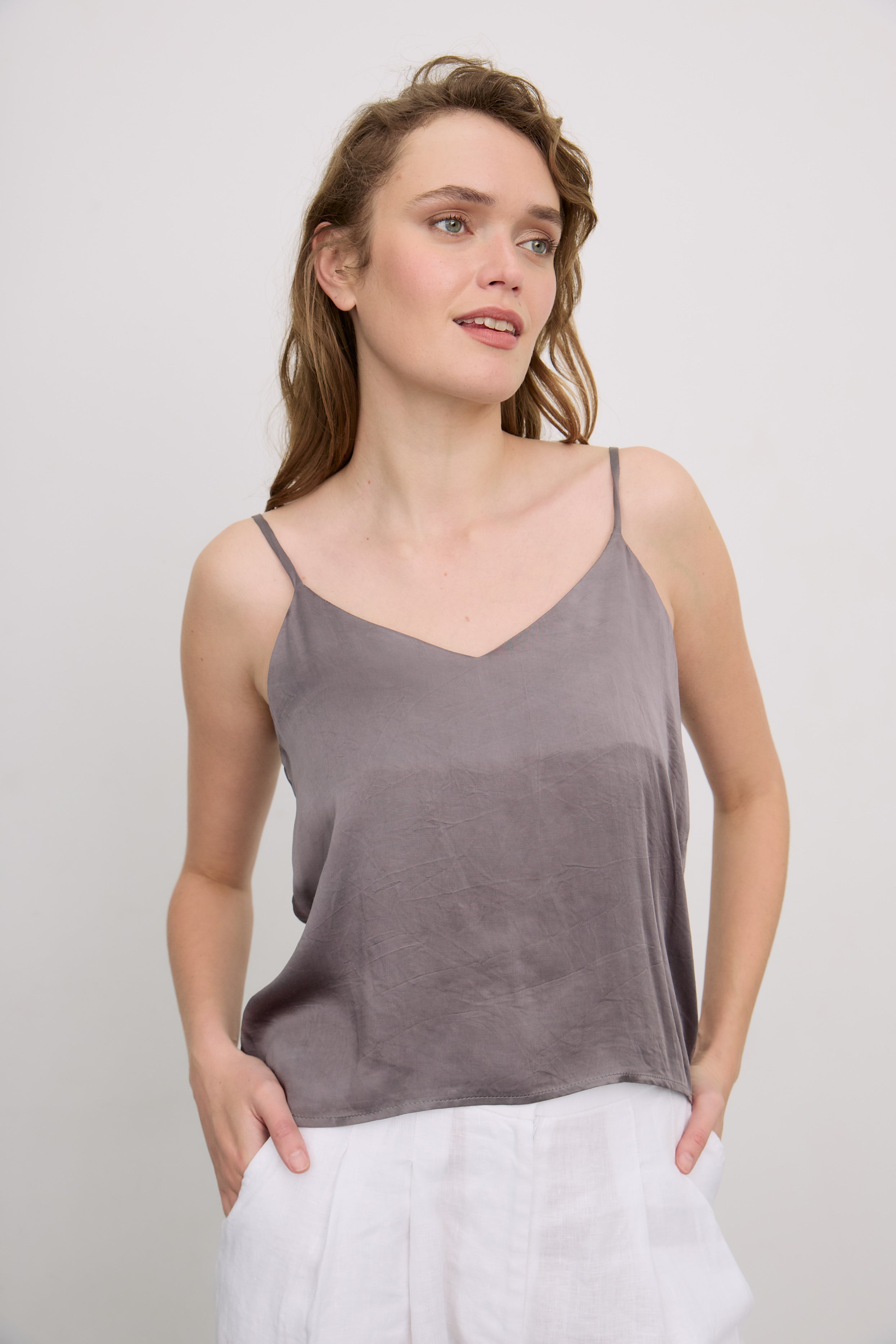 Awa Silk Base Top