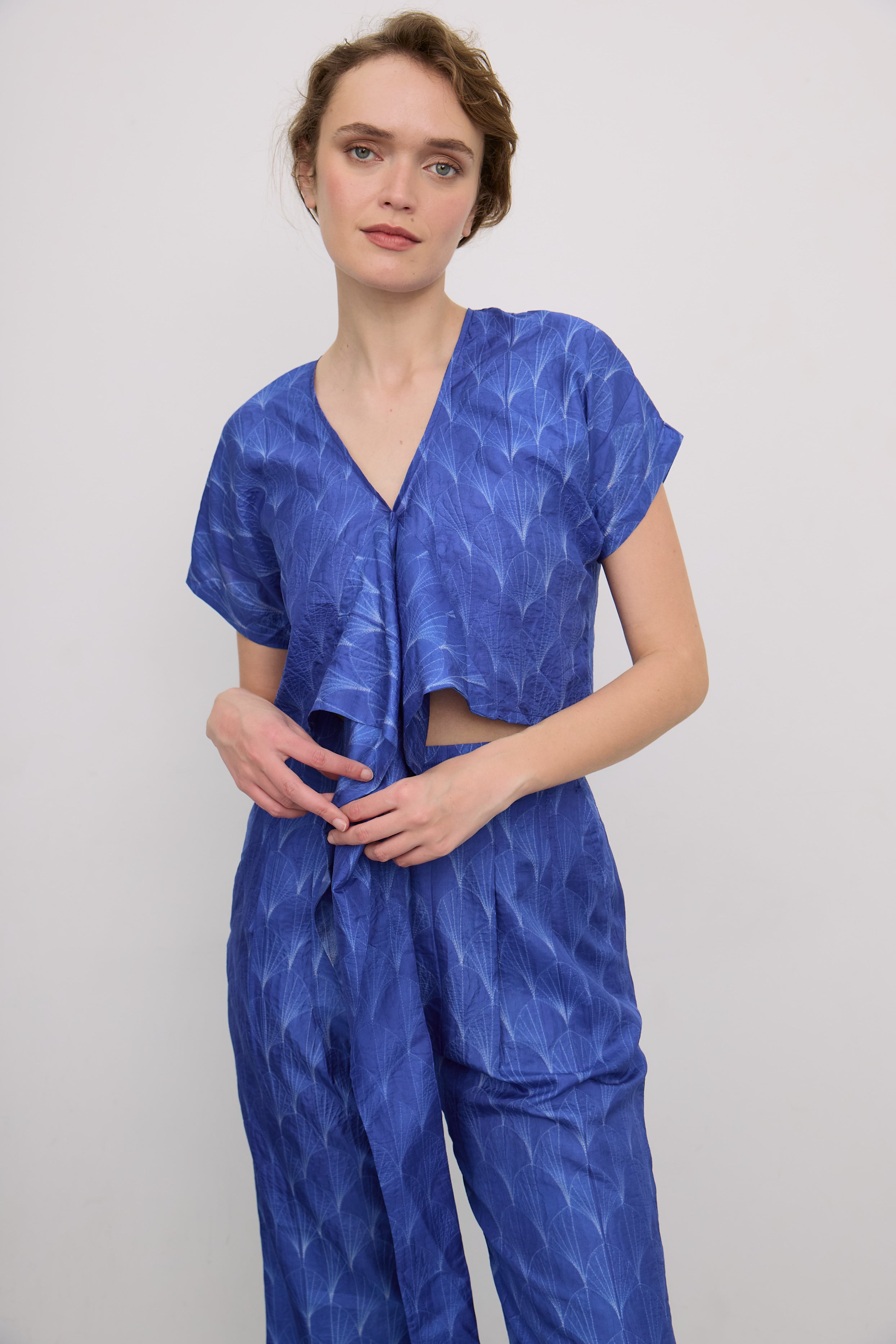 Aminatu Trouser Shibori Silk