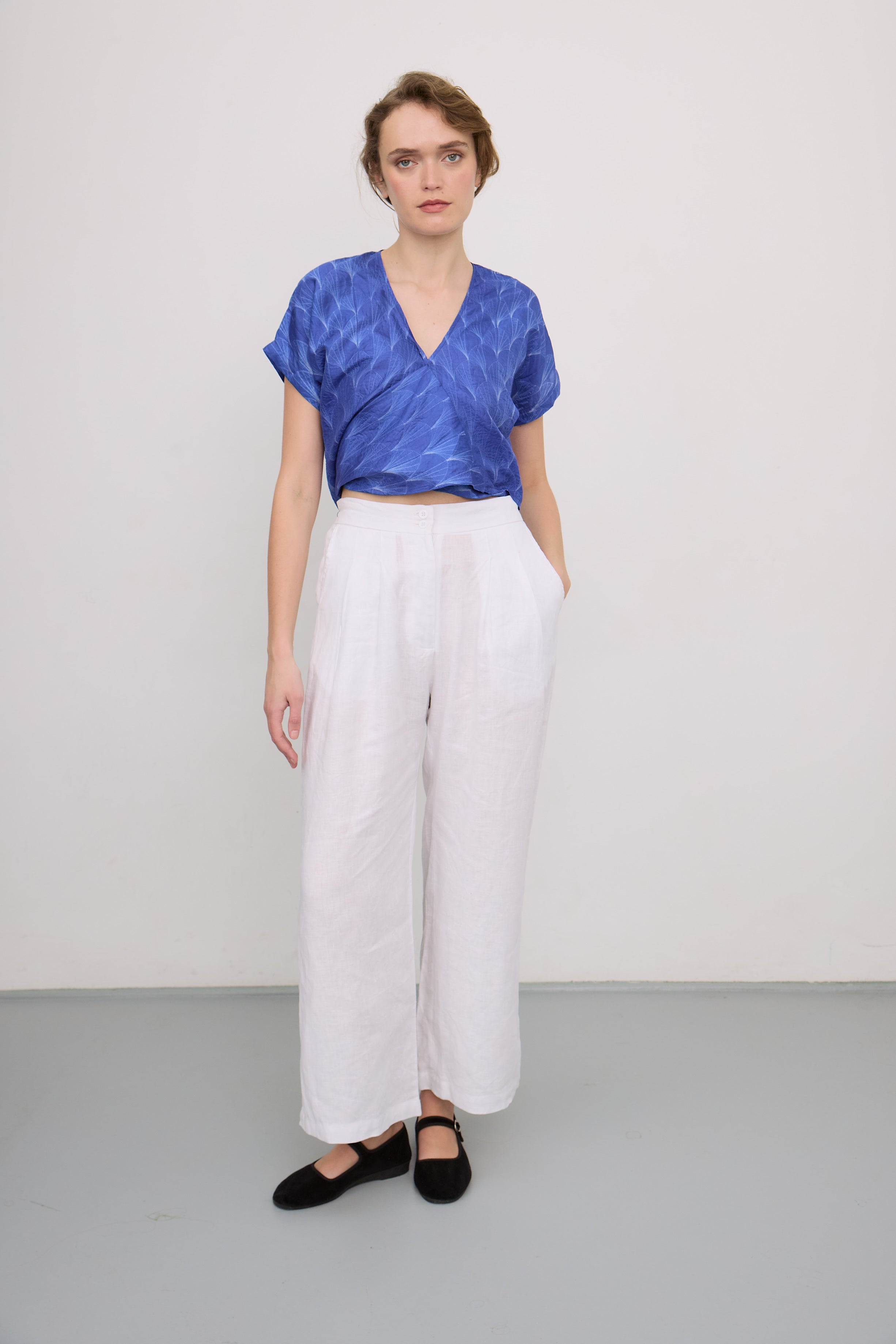 Dyha Twist Silk Top