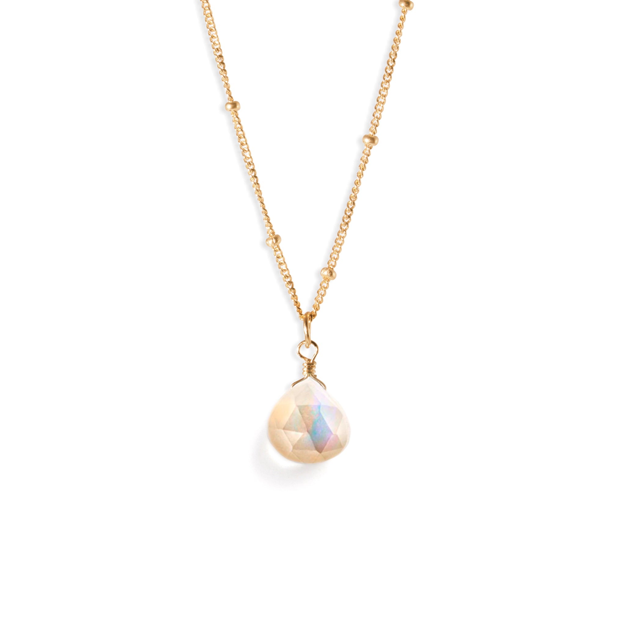 Mother of Pearl Pendant Necklace