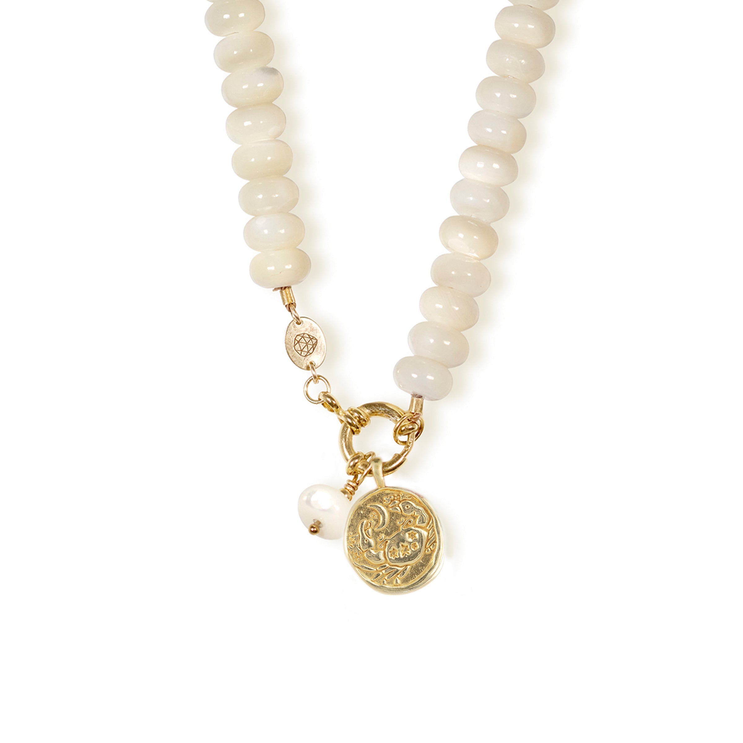 Cancer Zodiac Coin Pendant Necklace
